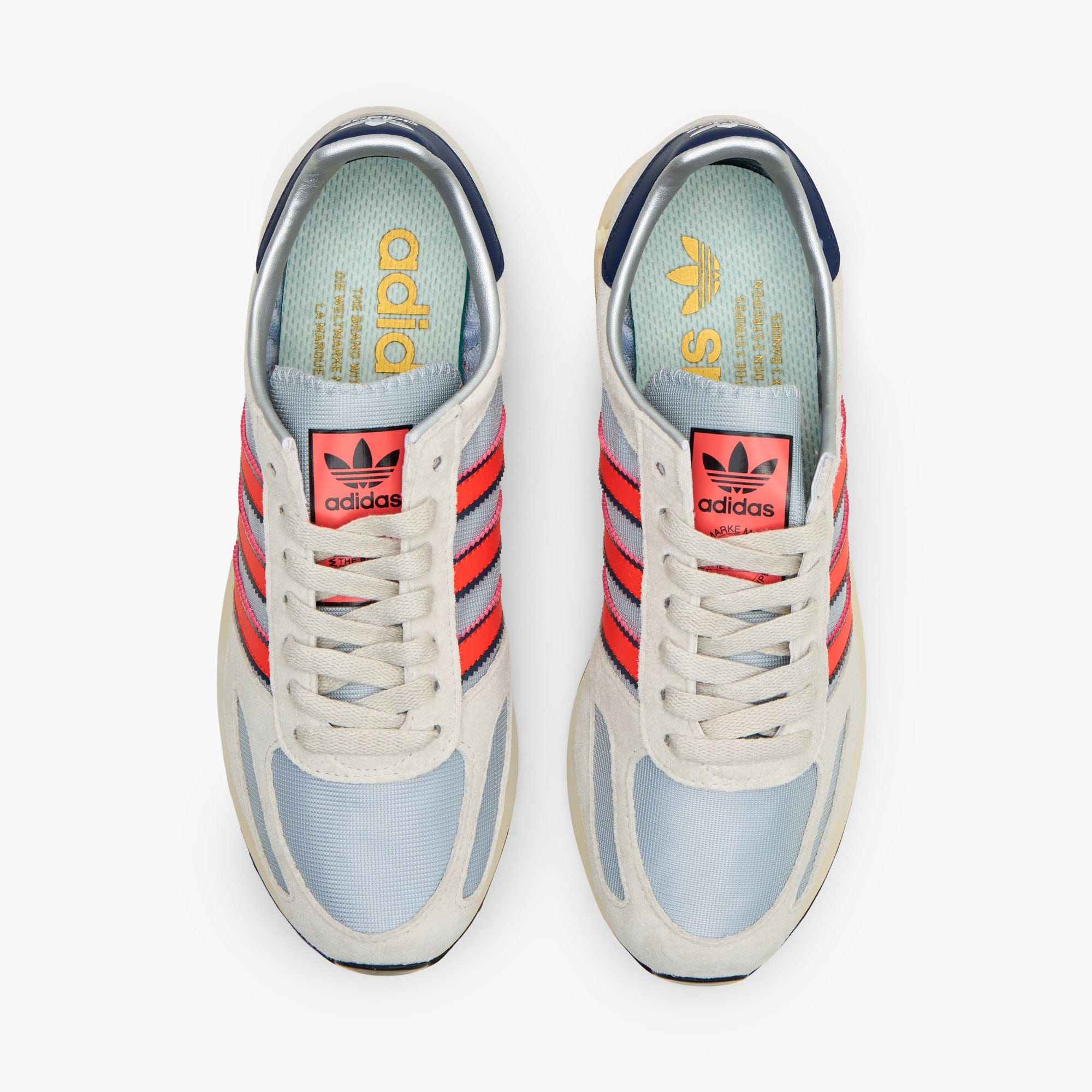 adidas LA Trainer OG Silver Metallic / Dark Blue