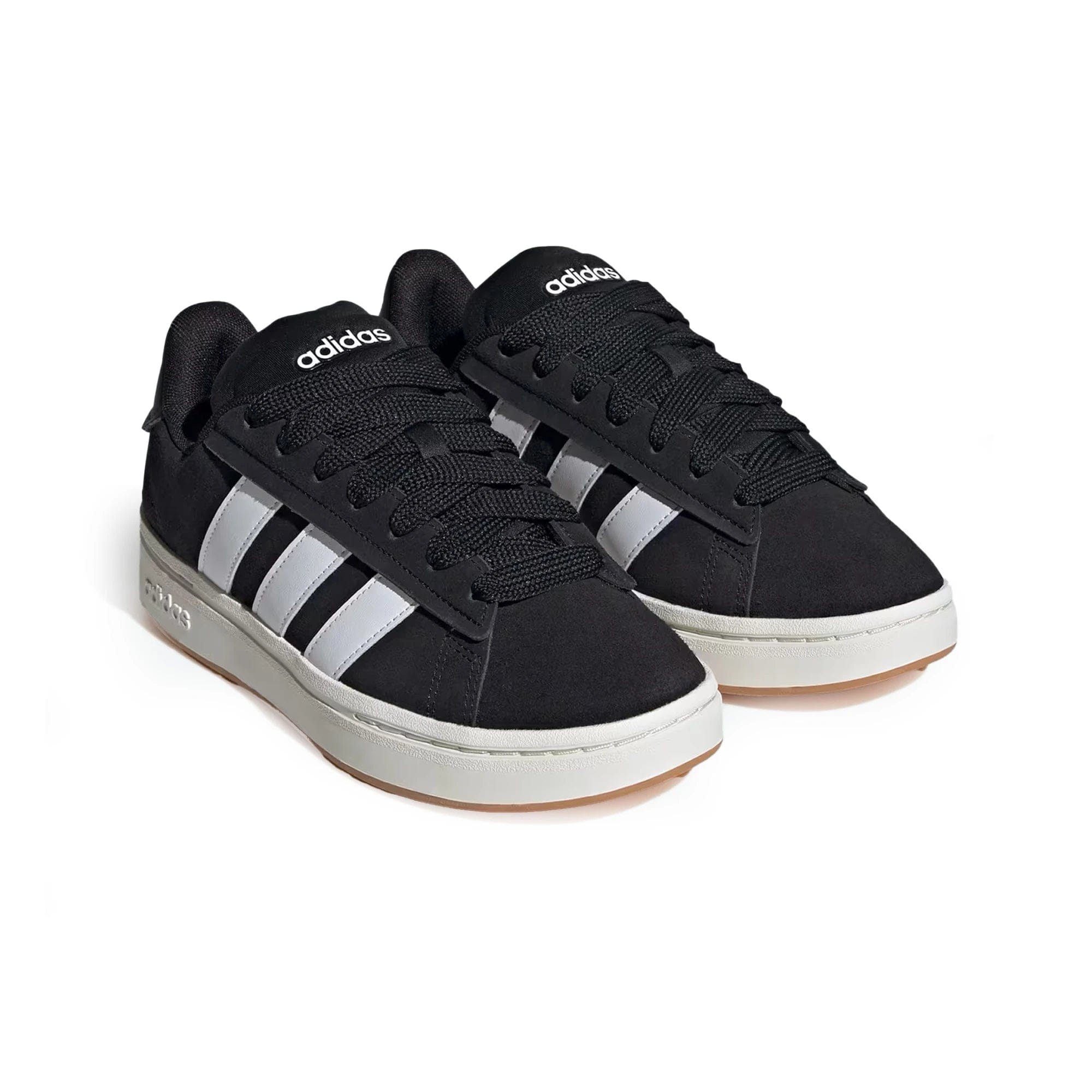 adidas Grand Court Base 00s Core Black Footwear White Gum (2025)