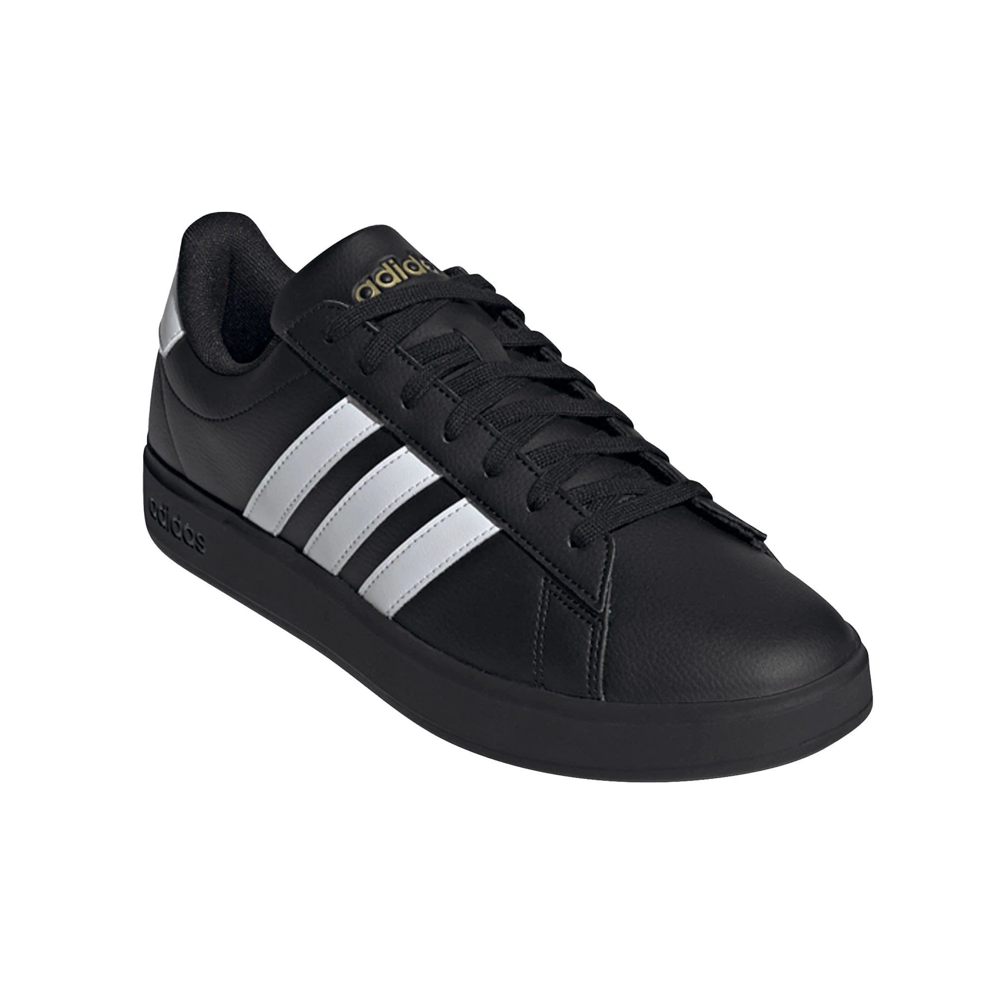 adidas Grand Court 2.0 Core Black Footwear White Gold Metallic