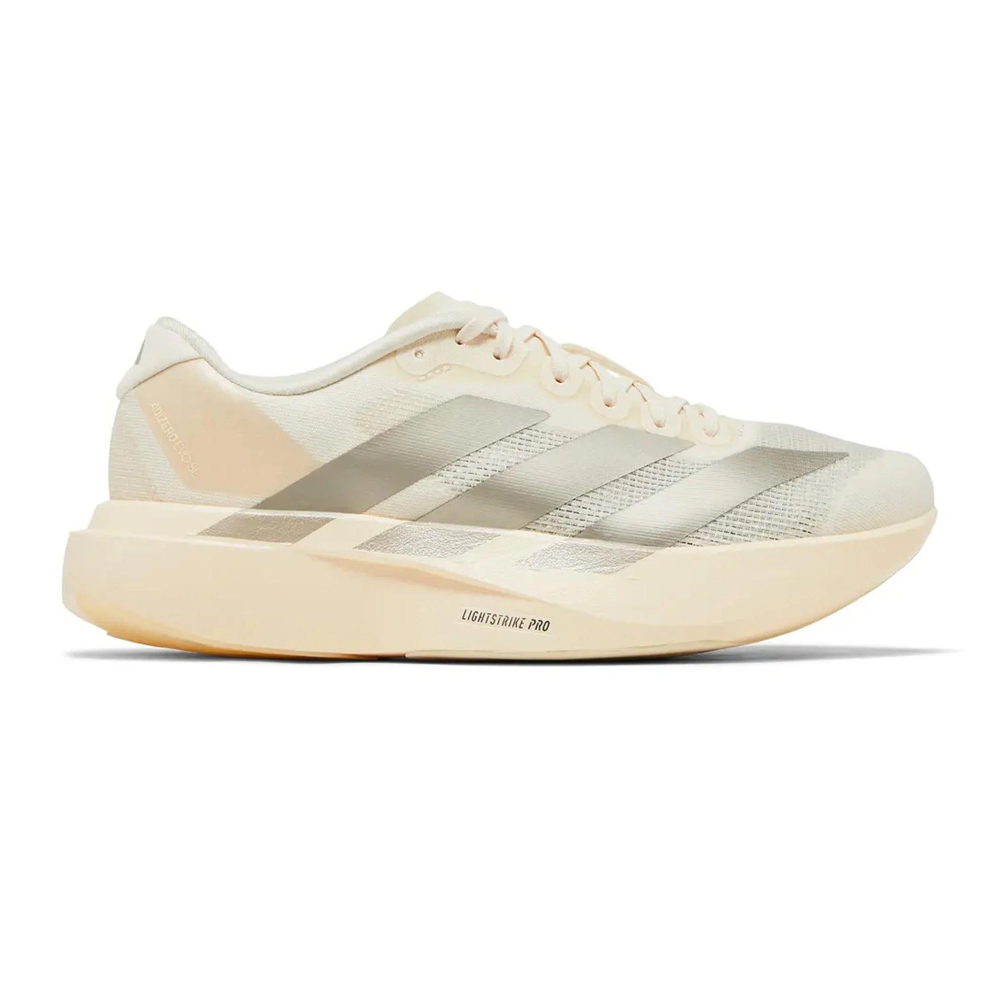 adidas Adizero Evo SL Wonder White Cyber Metallic Warm Vanilla (2025)
