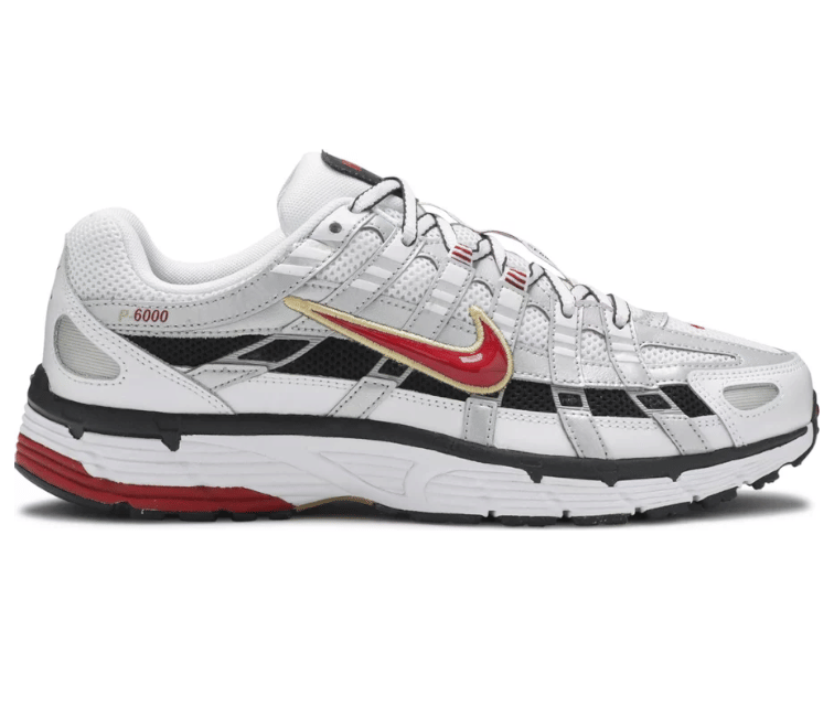 Nike Women's Nike P - 6000 (White/Varsity Red)