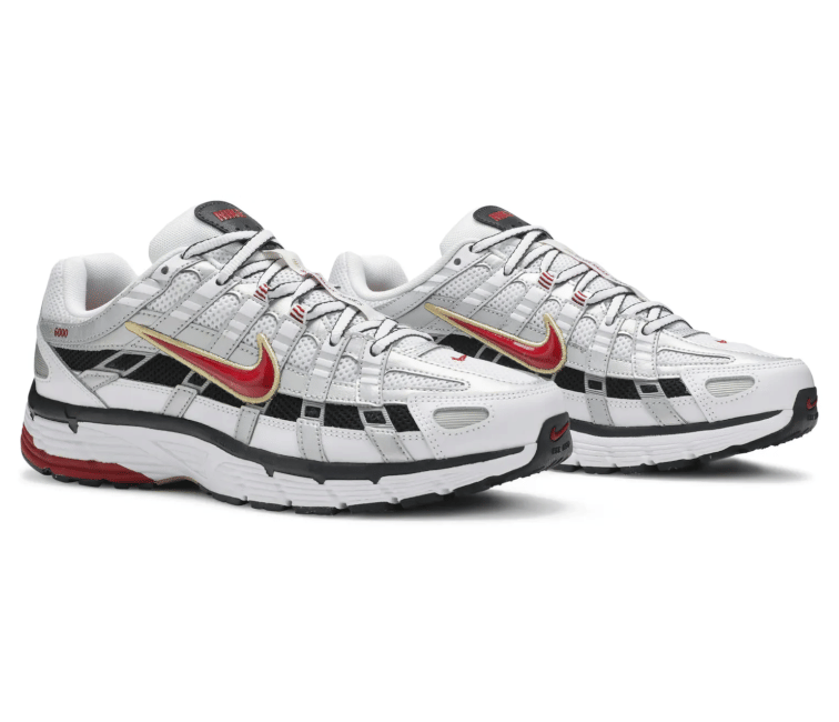 Nike Women's Nike P - 6000 (White/Varsity Red)