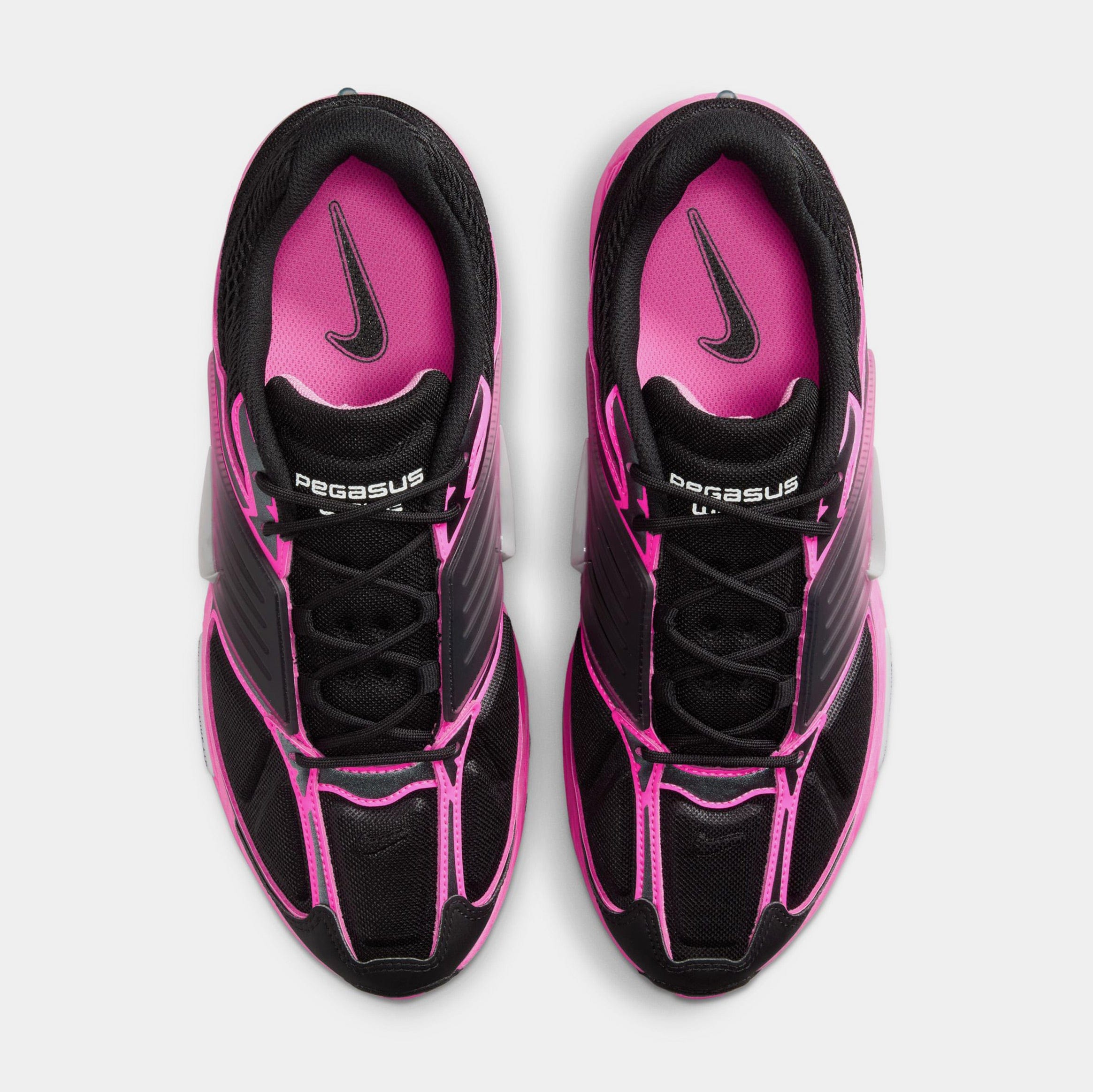 Nike Air Pegasus Wave Mens Running Shoes (Black/Metallic Platinum/Pink Blast) Final Sale