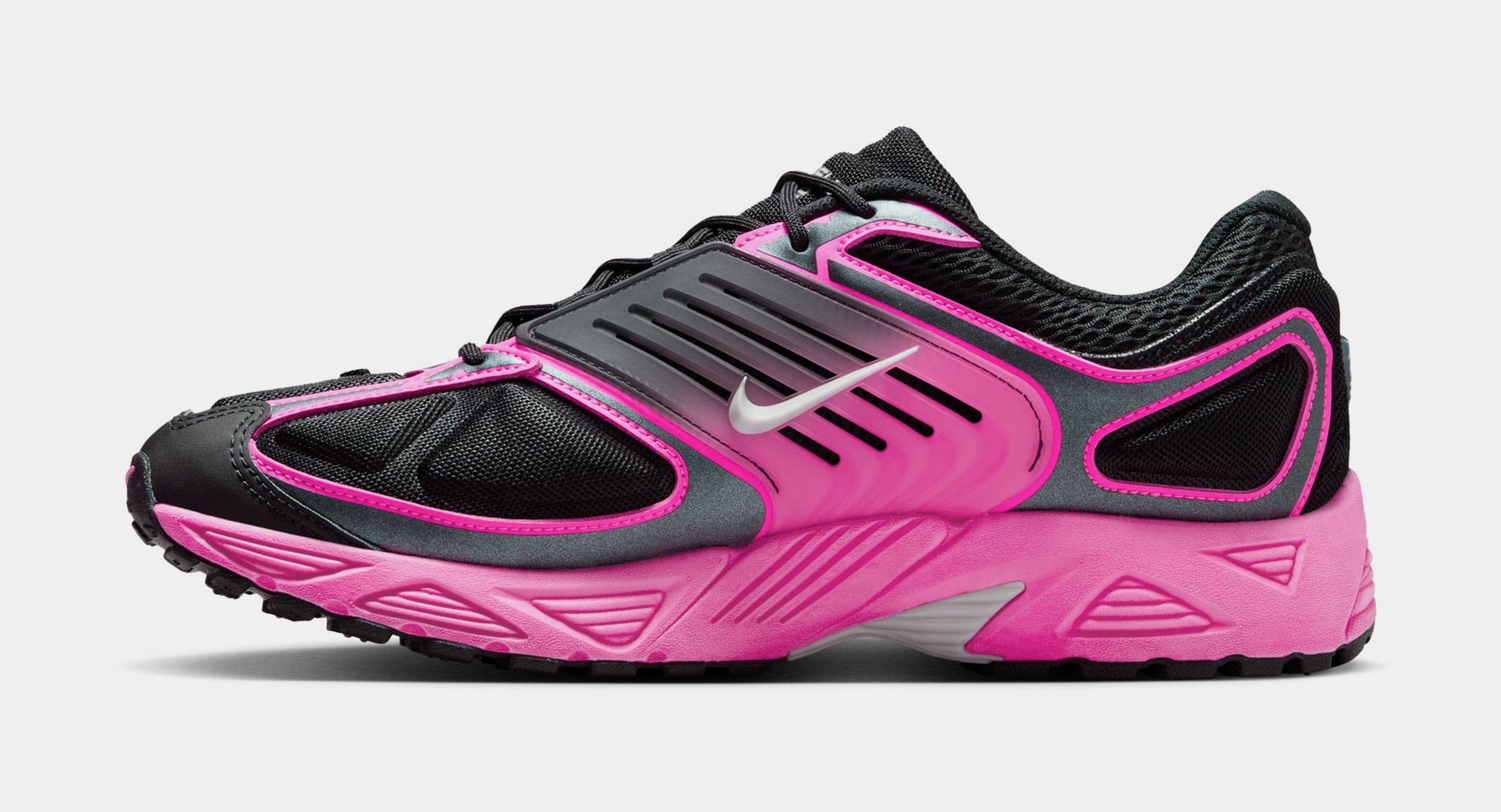 Nike Air Pegasus Wave Mens Running Shoes (Black/Metallic Platinum/Pink Blast) Final Sale