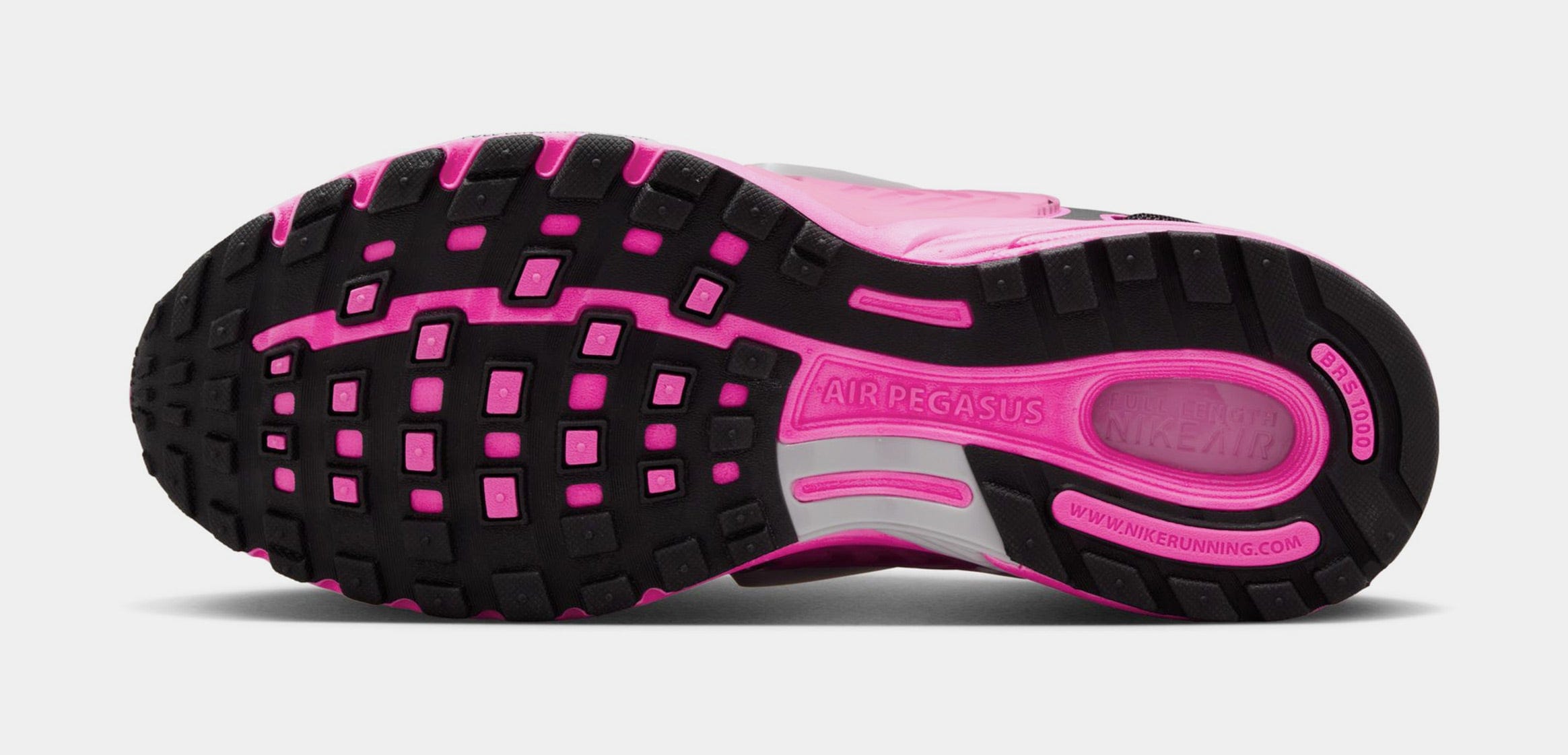 Nike Air Pegasus Wave Mens Running Shoes (Black/Metallic Platinum/Pink Blast) Final Sale