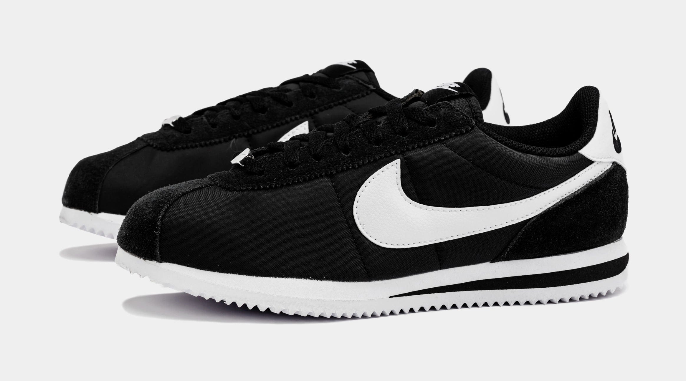 Nike Cortez TXT Womens Running Shoes (Black/White)