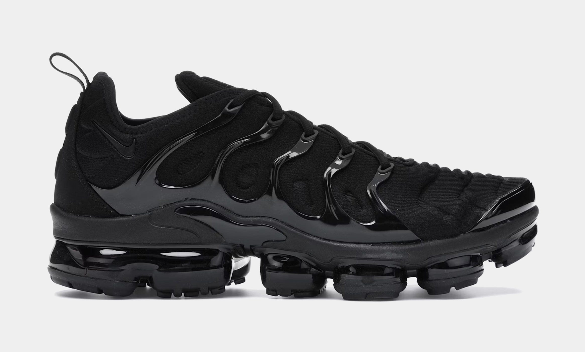 Nike Vapormax Plus Mens Running Shoes (Black/Black/Dark Grey)