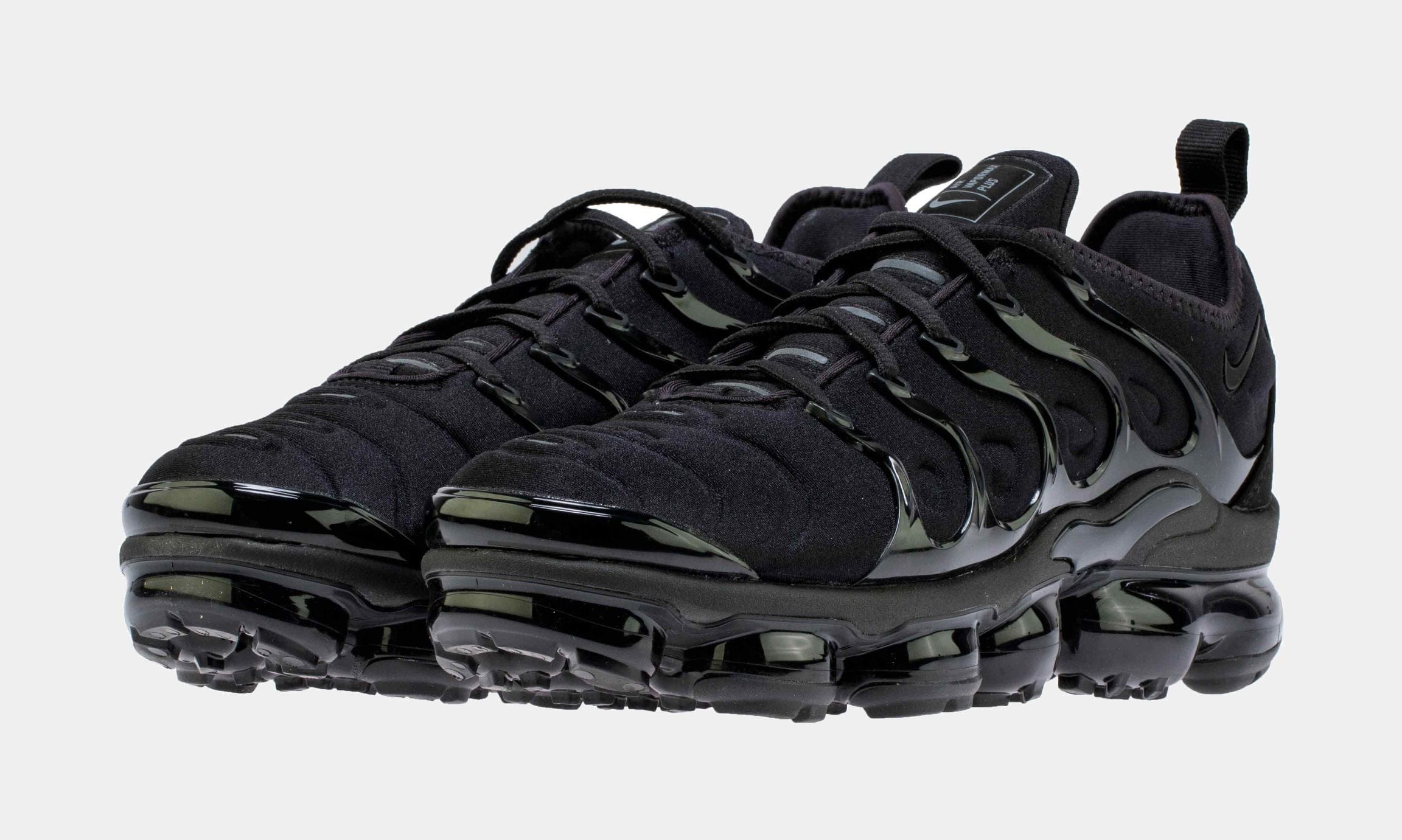 Nike Vapormax Plus Mens Running Shoes (Black/Black/Dark Grey)