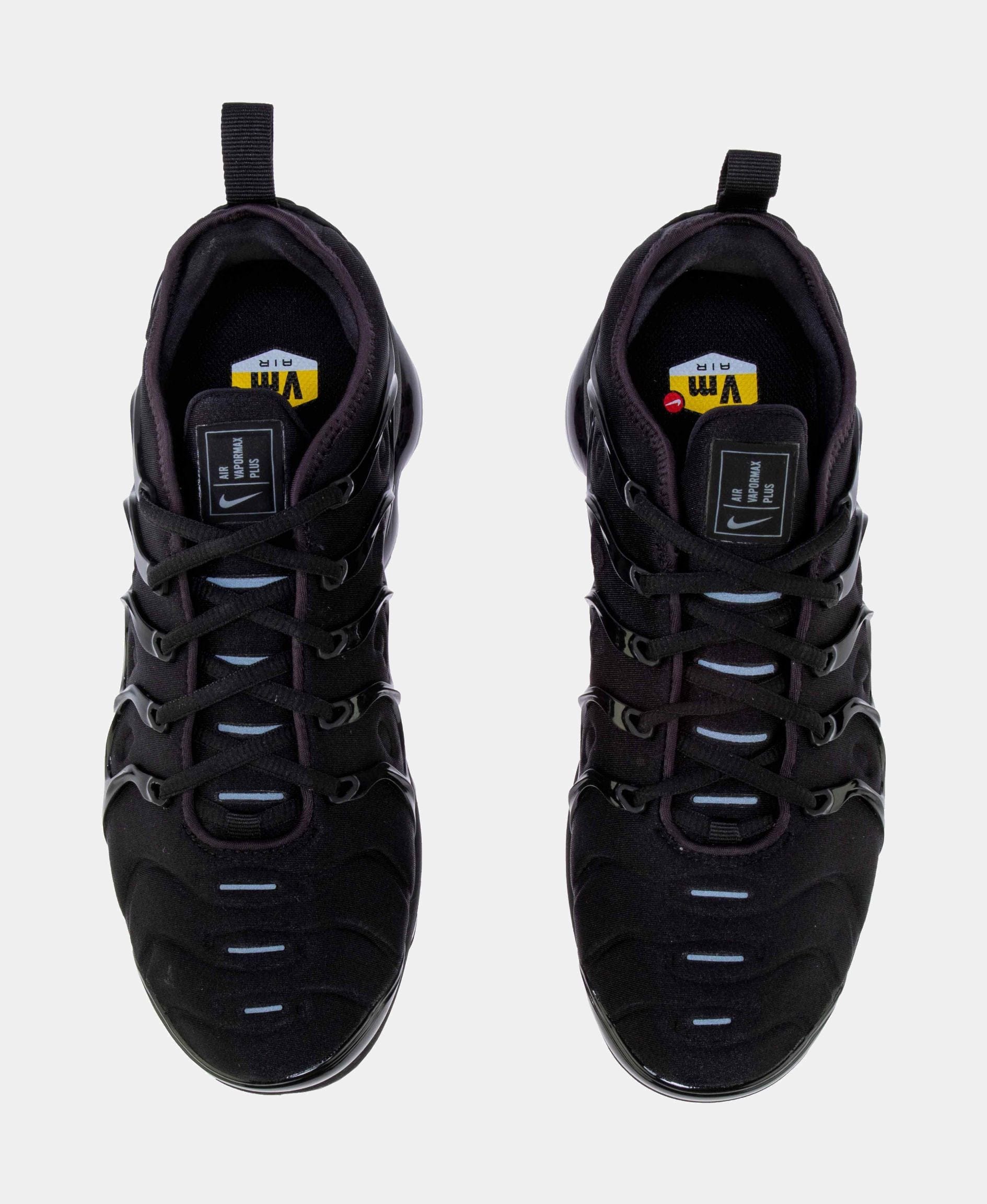 Nike Vapormax Plus Mens Running Shoes (Black/Black/Dark Grey)