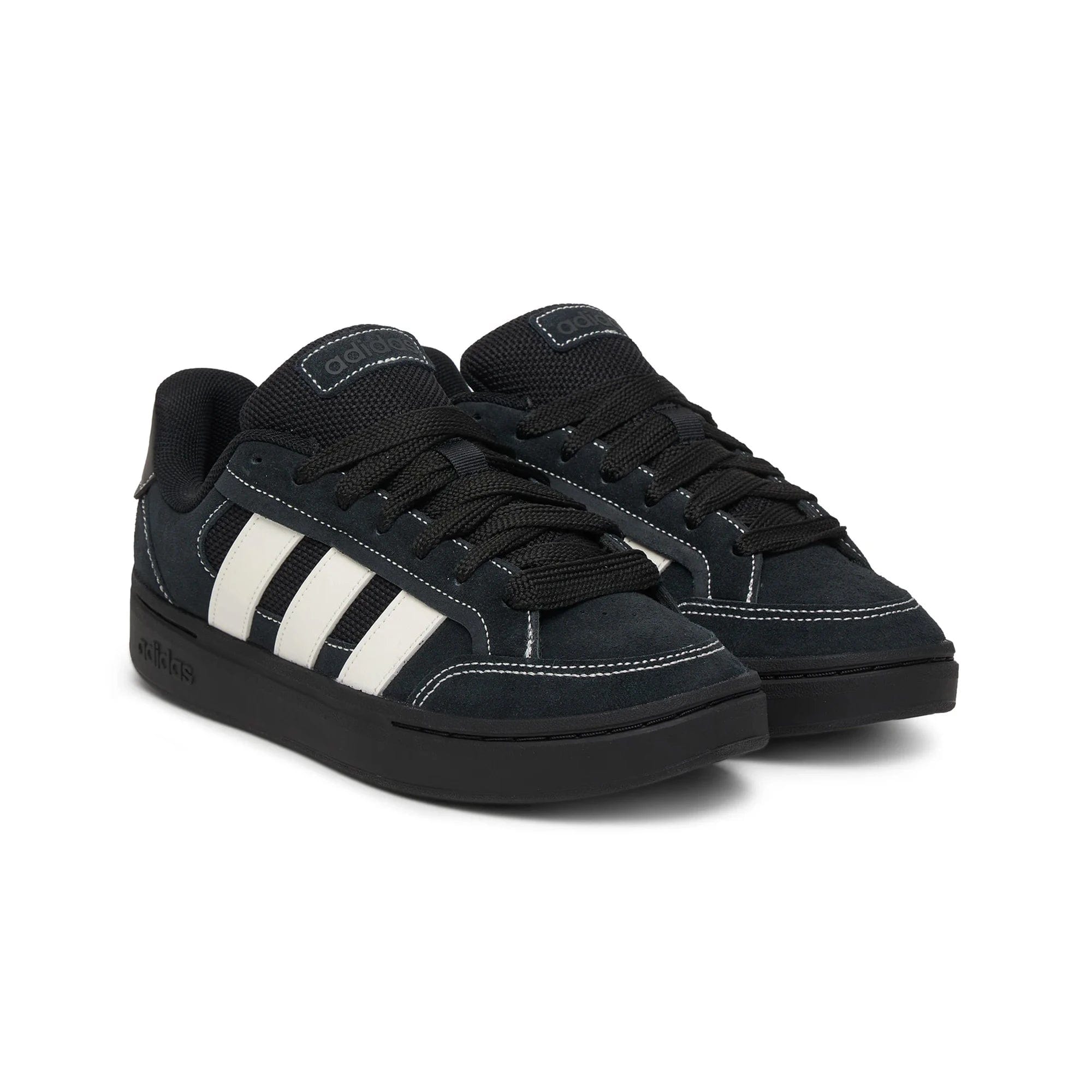 adidas Grand Court Alpha J Core Black Core White Carbon
