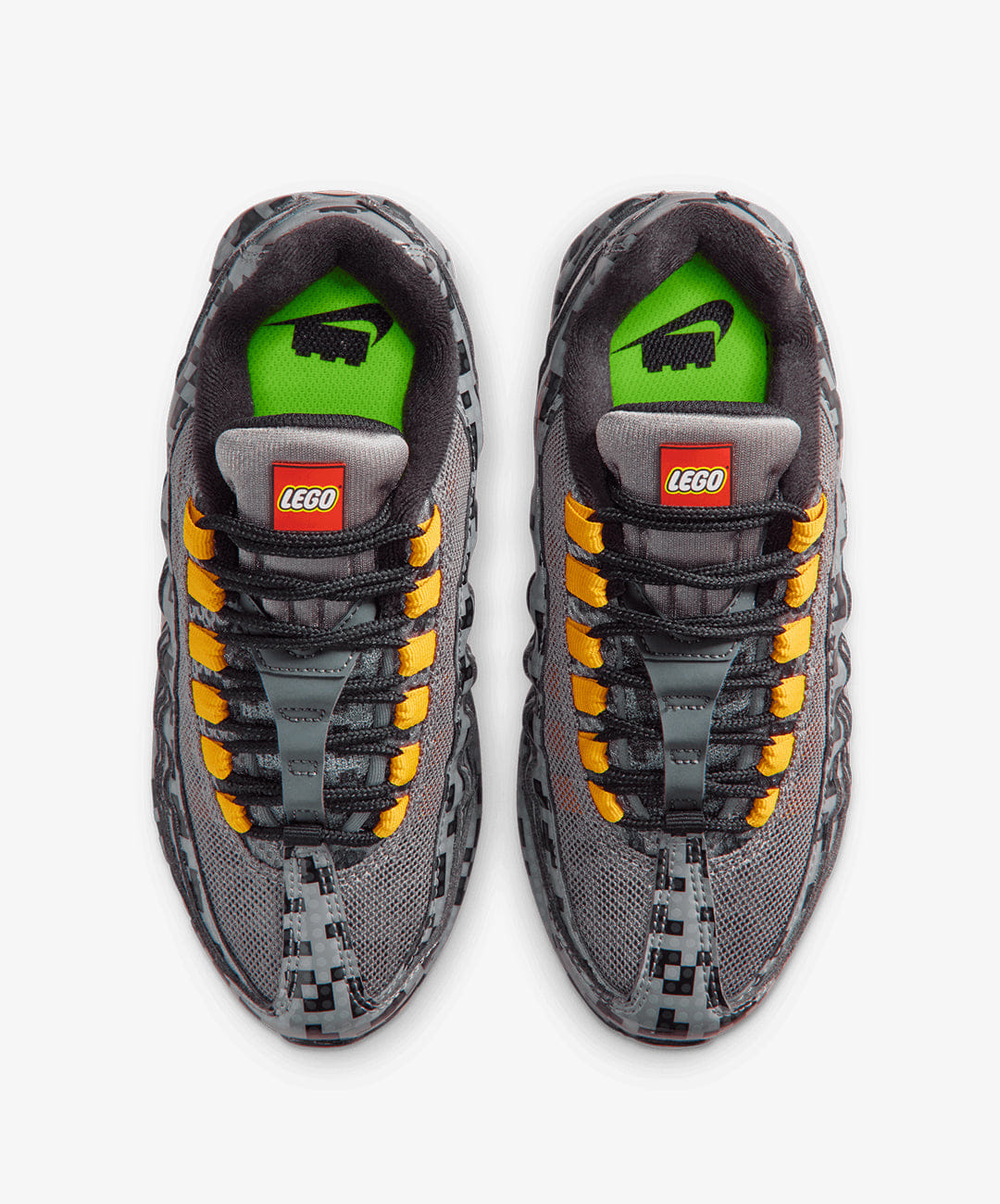 Nike | AIR MAX 95 x LEGO® COLLECTION (GS) { SMOKE GREY/METALLIC SILVER - BLACK