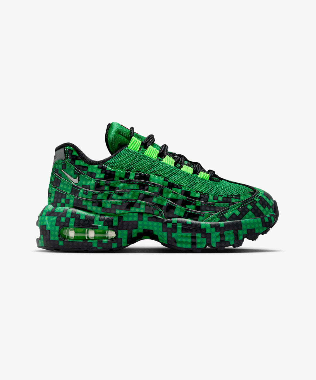 Nike | AIR MAX 95 x LEGO® COLLECTION (PS) { LUCKY GREEN/METALLIC SILVER - BLACK