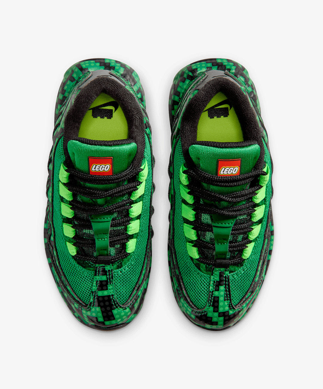 Nike | AIR MAX 95 x LEGO® COLLECTION (PS) { LUCKY GREEN/METALLIC SILVER - BLACK