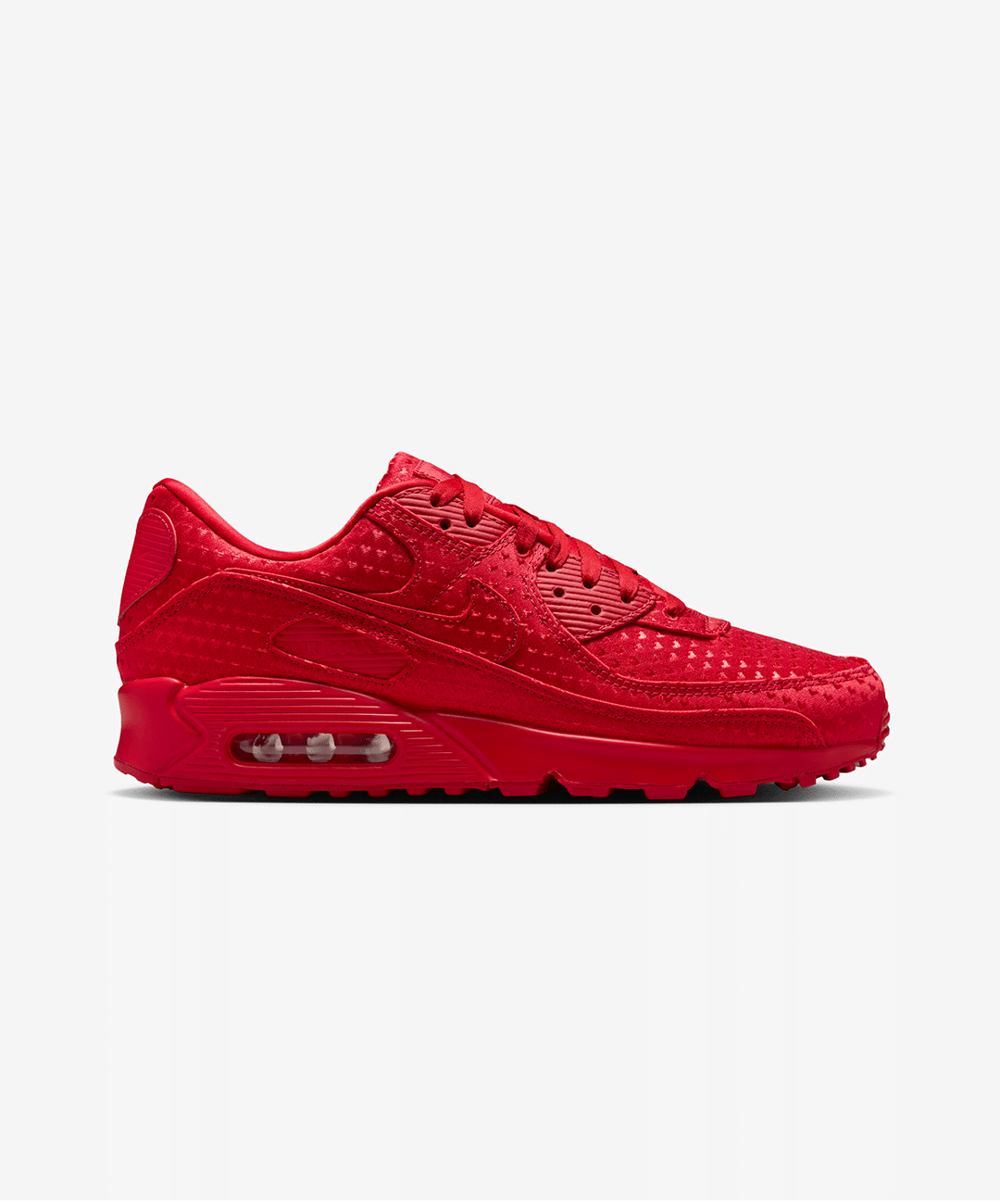 Nike | AIR MAX 90 PREMIUM "VALENTINE'S DAY" { UNIVERSITY RED/UNIVERSITY RED - BLACK