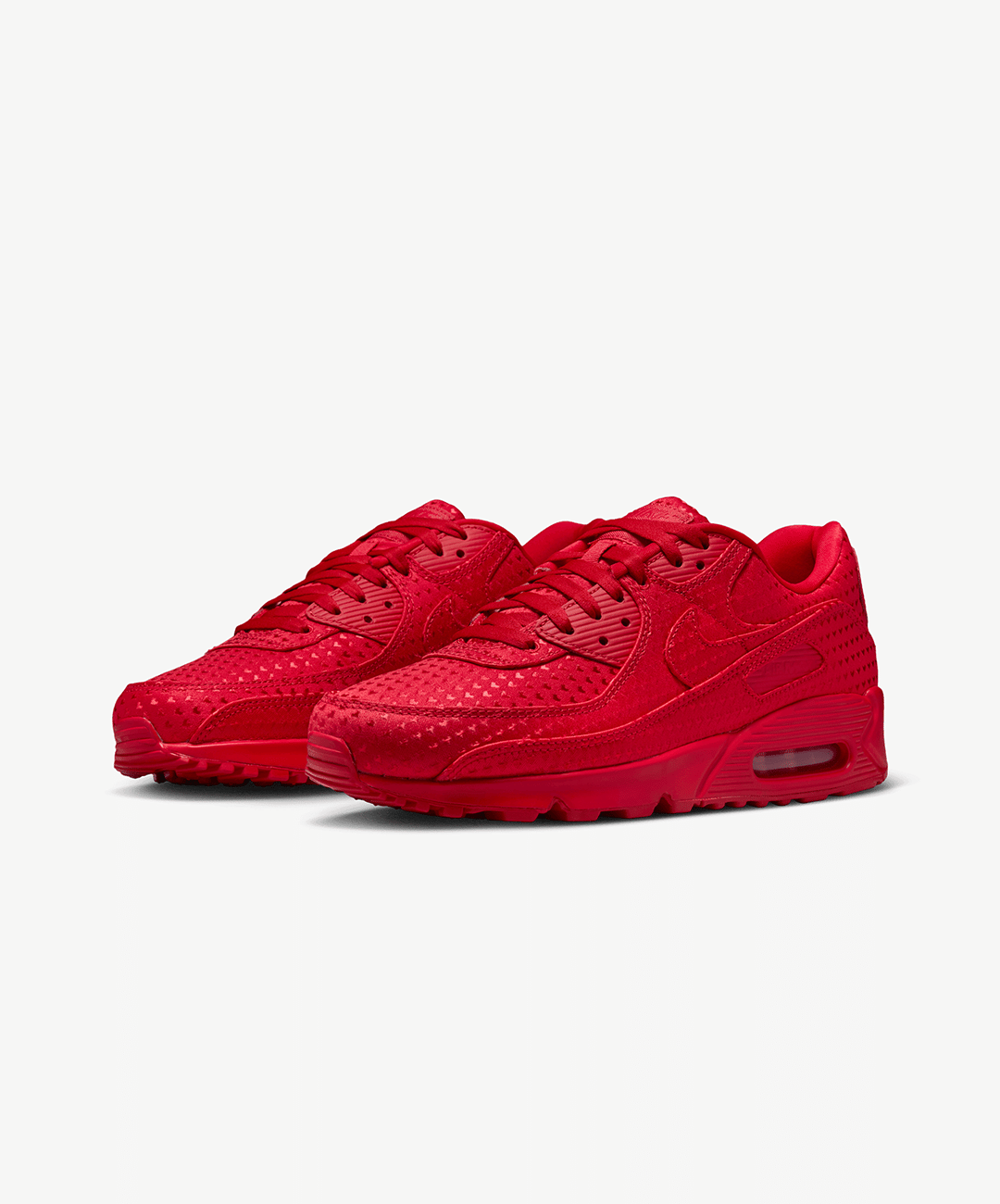 Nike | AIR MAX 90 PREMIUM "VALENTINE'S DAY" { UNIVERSITY RED/UNIVERSITY RED - BLACK