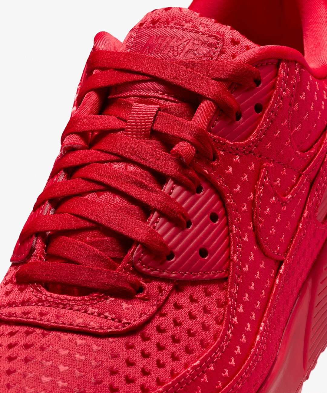 Nike | AIR MAX 90 PREMIUM "VALENTINE'S DAY" { UNIVERSITY RED/UNIVERSITY RED - BLACK