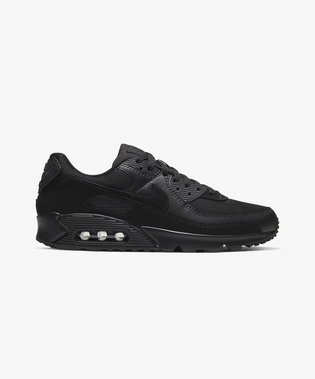 Nike | AIR MAX 90 { BLACK/BLACK - BLACK - WHITE