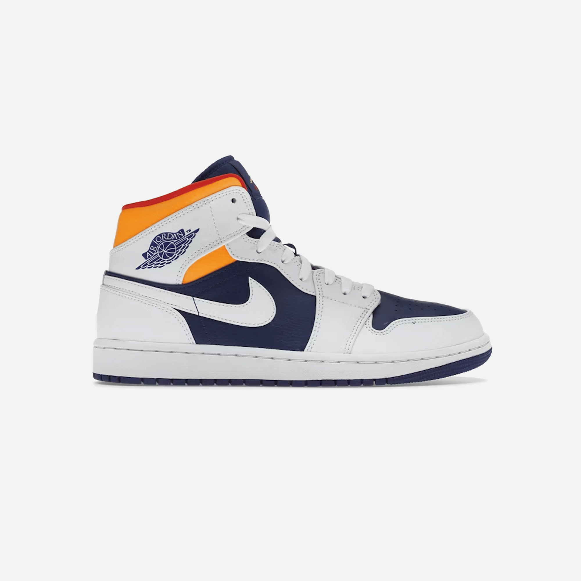 Air Jordan Nike Air Jordan 1 Mid Royal Blue Laser Orange