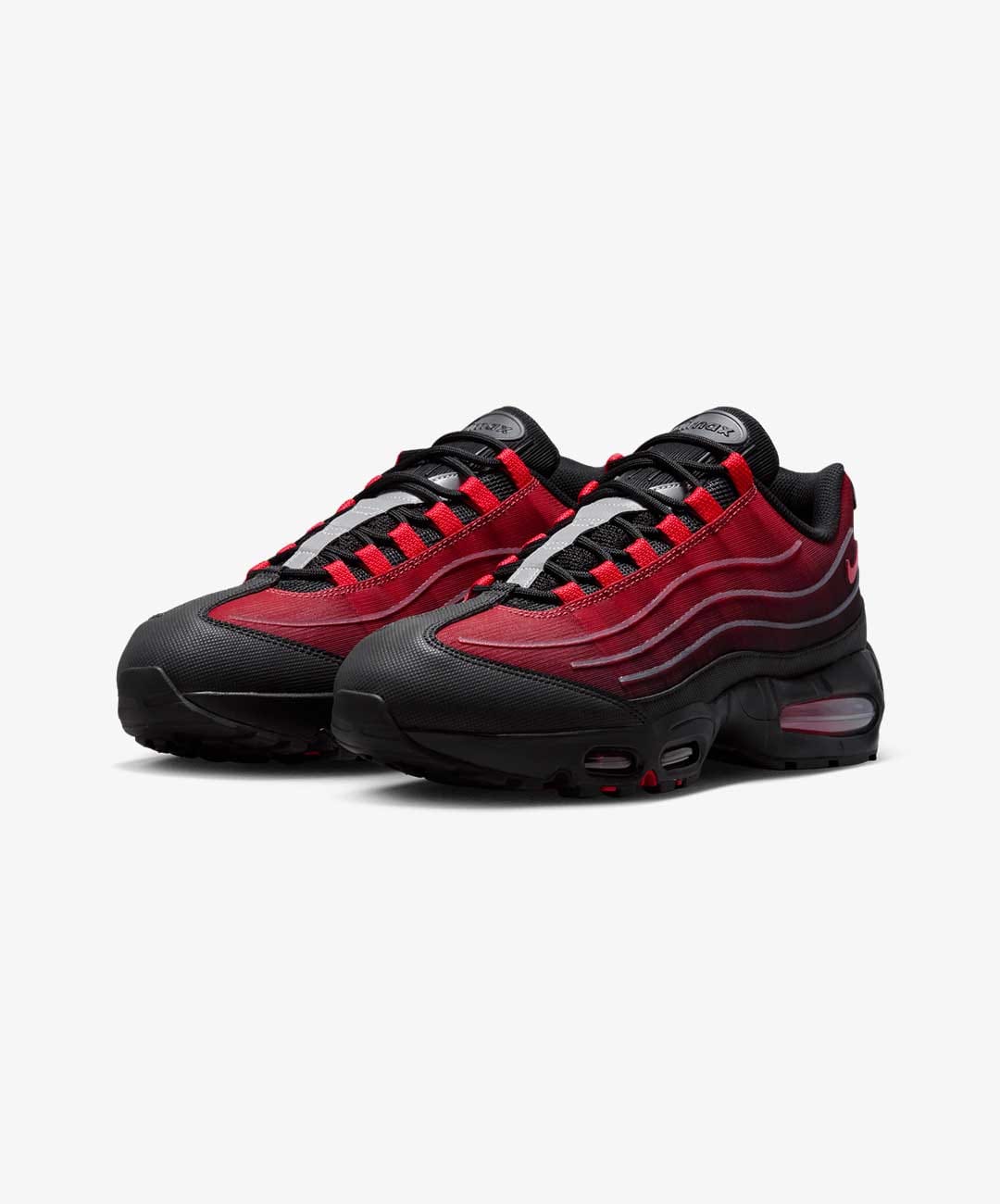 NIKE | AIR MAX BIG BUBBLE { BLACK/UNIVERSITY RED - TOUGH RED