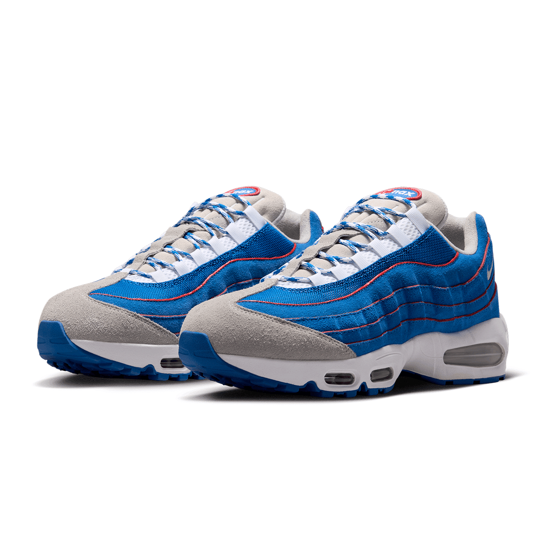 Nike AIR MAX 95 BIG BUBBLE BLUE SAPPHIRE / METALLIC SILVER