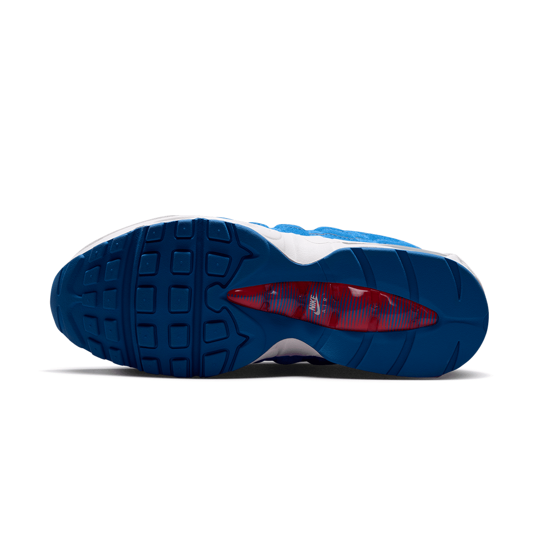 Nike AIR MAX 95 BIG BUBBLE BLUE SAPPHIRE / METALLIC SILVER