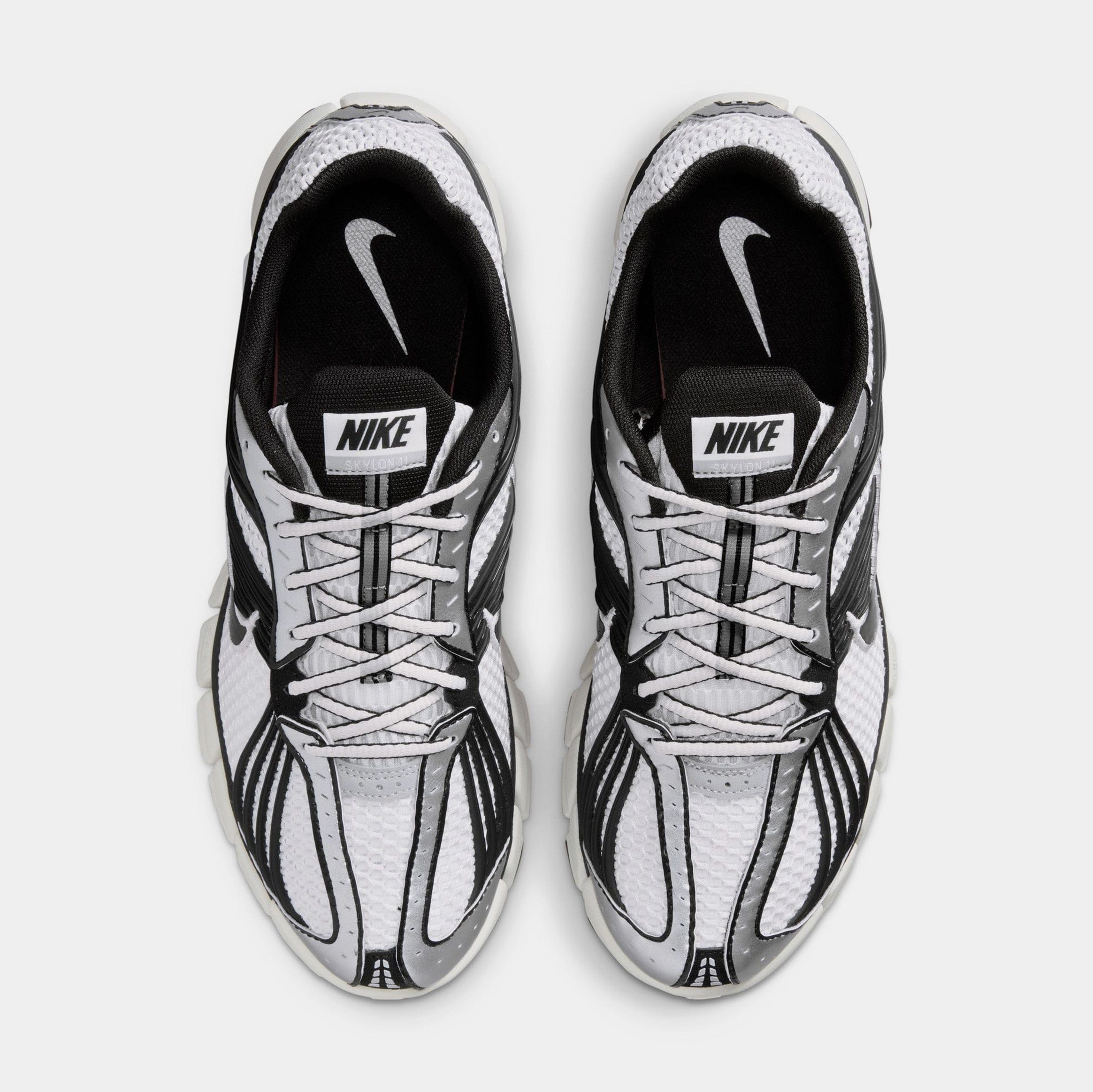 Nike Zoom Skylon 11 Mens Running Shoes (Summit White/Metallic Silver/Black)