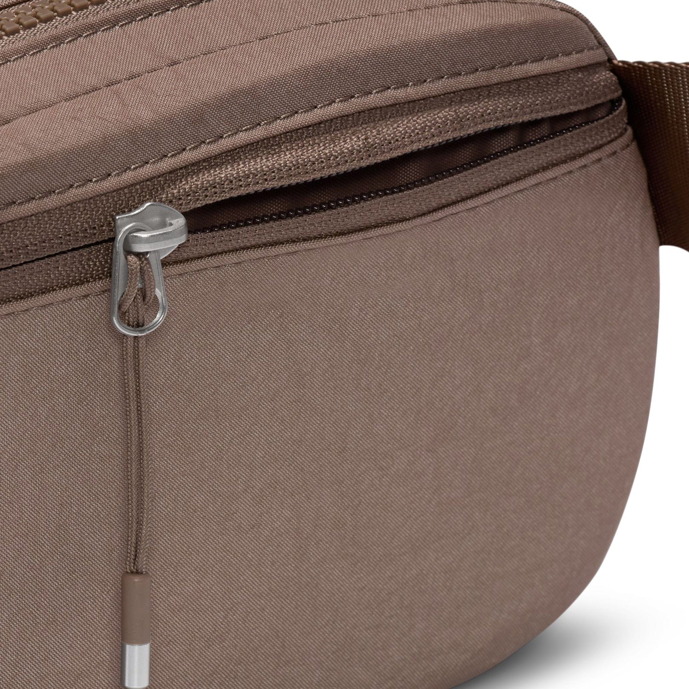 Nike Aura Mens Crossbody Bag (Mink Brown/Mink Brown/Matte Silver)