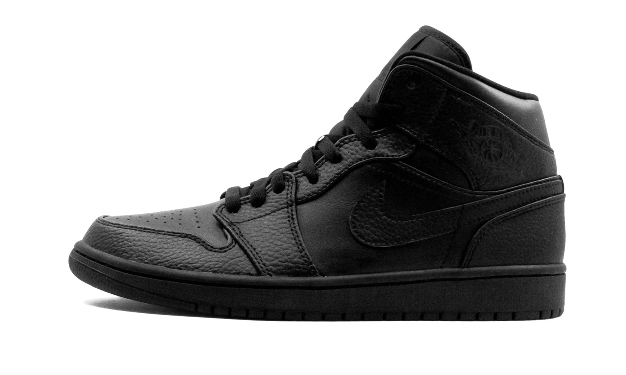 Air Jordan Jordan 1 Mid Triple Black (2022) جوردان 1 ميد تريبل بلاك (2022)