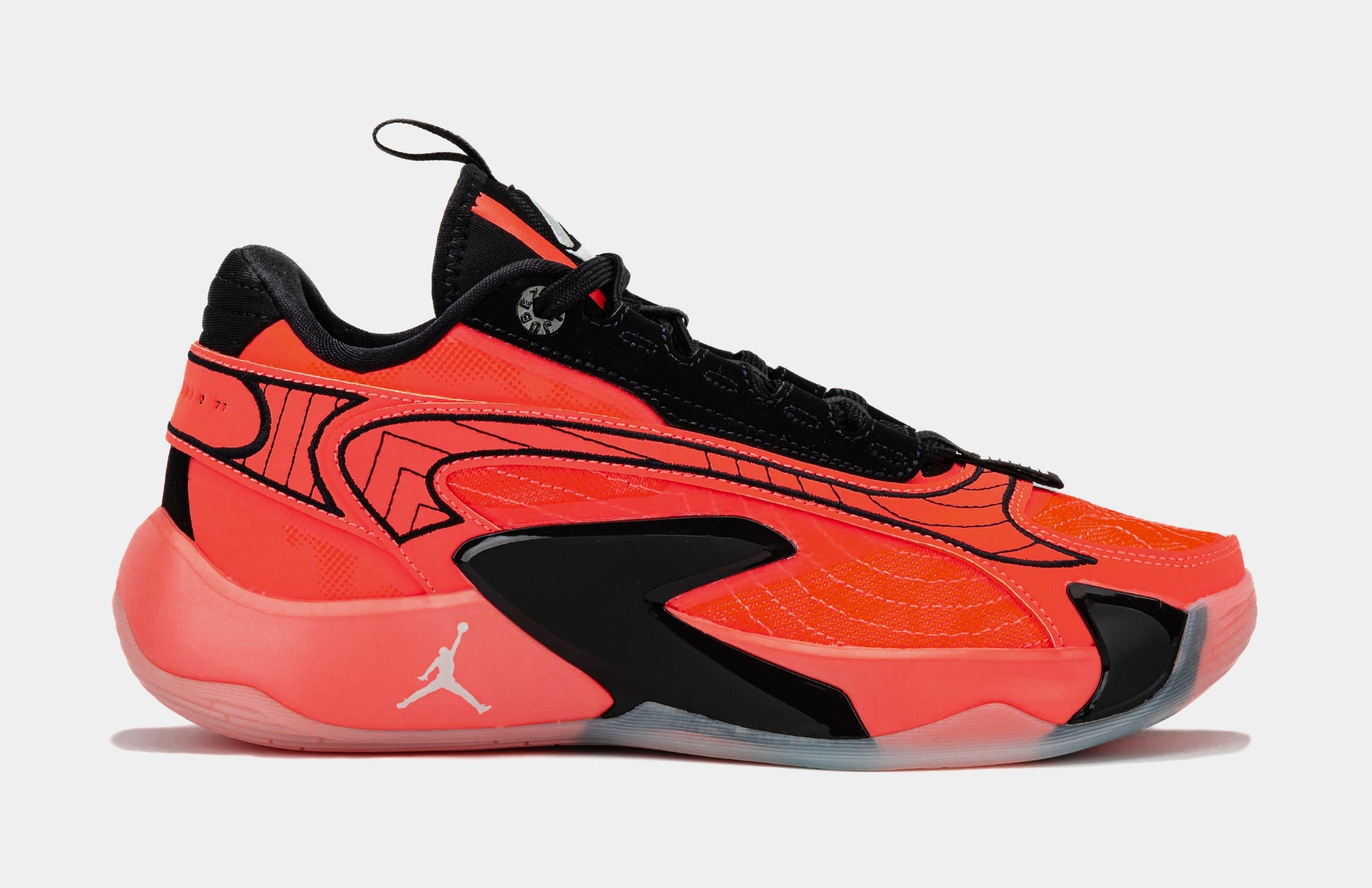 Air Jordan Luka 2 Bright Mango Grade School Basketball Shoes (Bright Mango/Barely Green/Black)