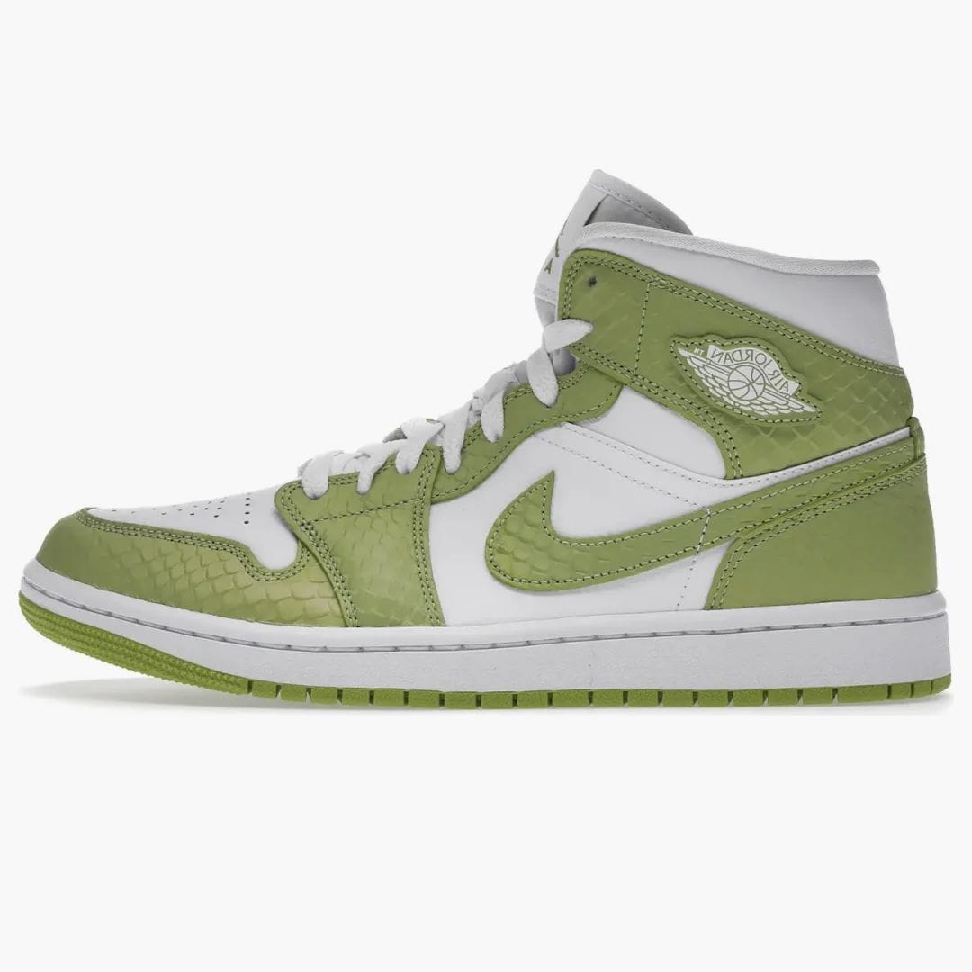 Air Jordan Jordan 1 Mid Green Python (women's)