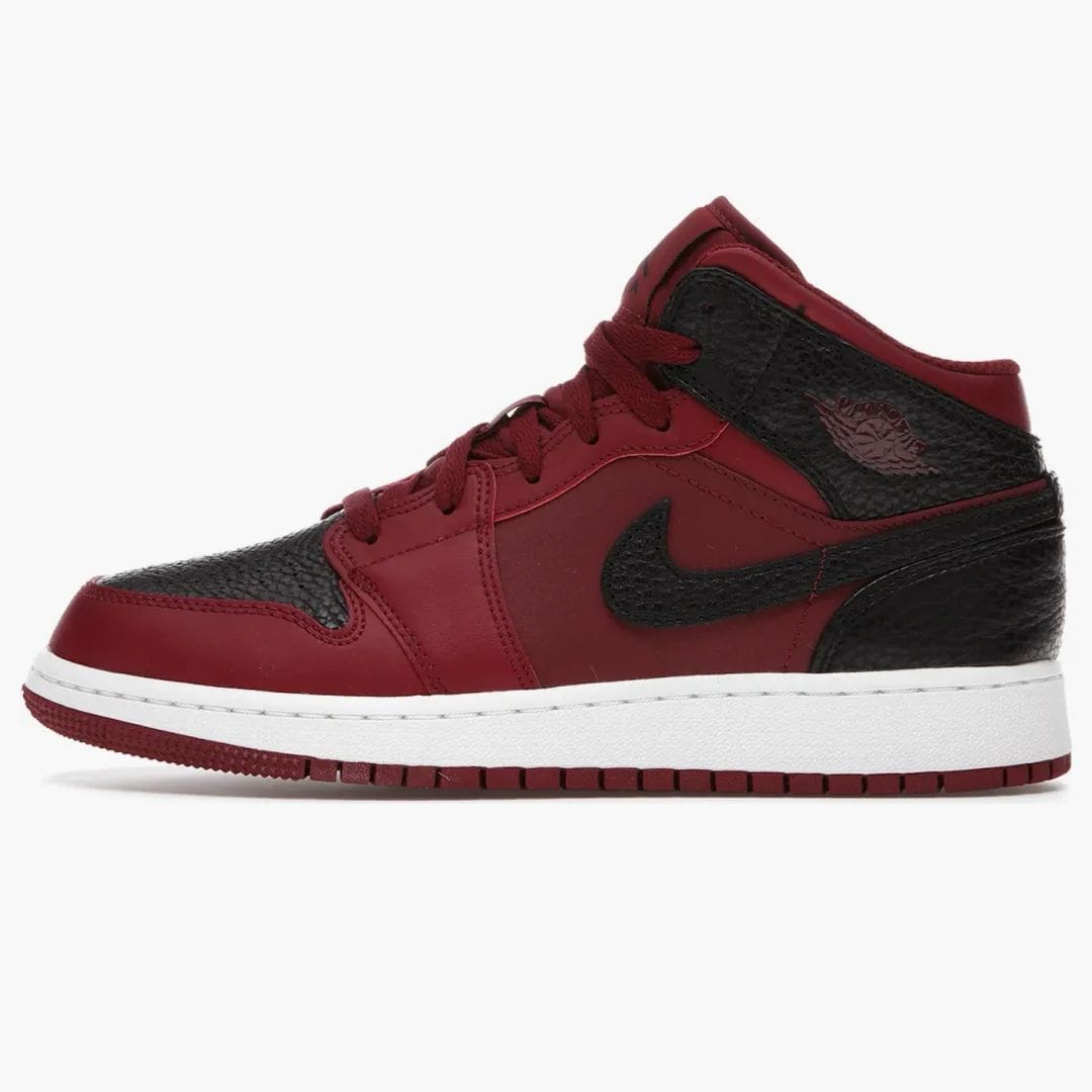 Air Jordan Jordan 1 Mid Team Red Black White (GS)
