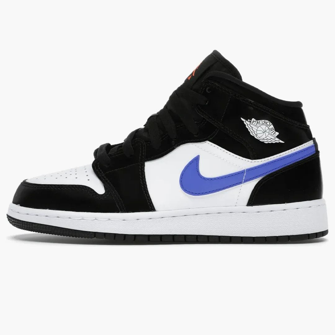 Air Jordan Jordan 1 Mid Black Racer Blue White (GS)