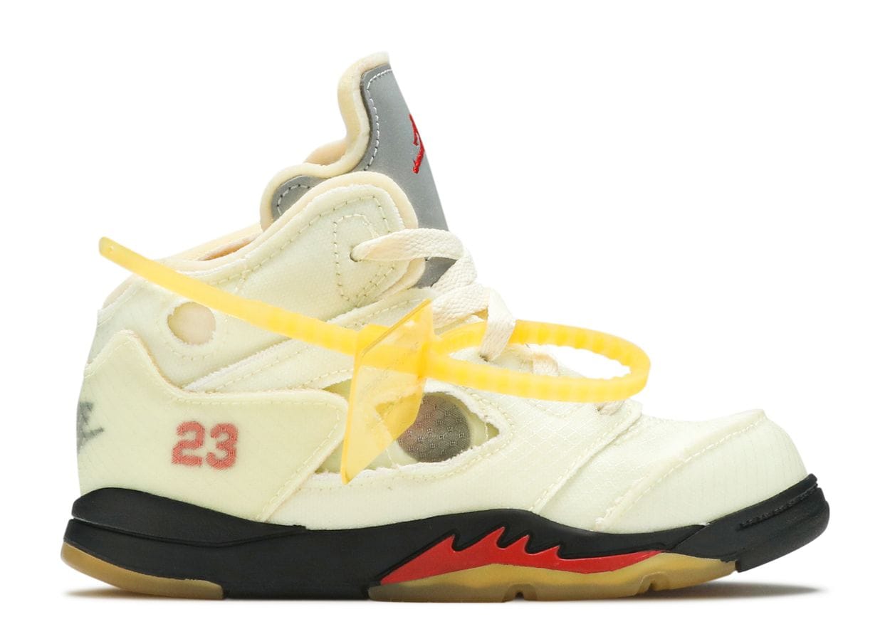 Air Jordan Off - White x Air Jordan 5 Retro SP TD Sail (2020)