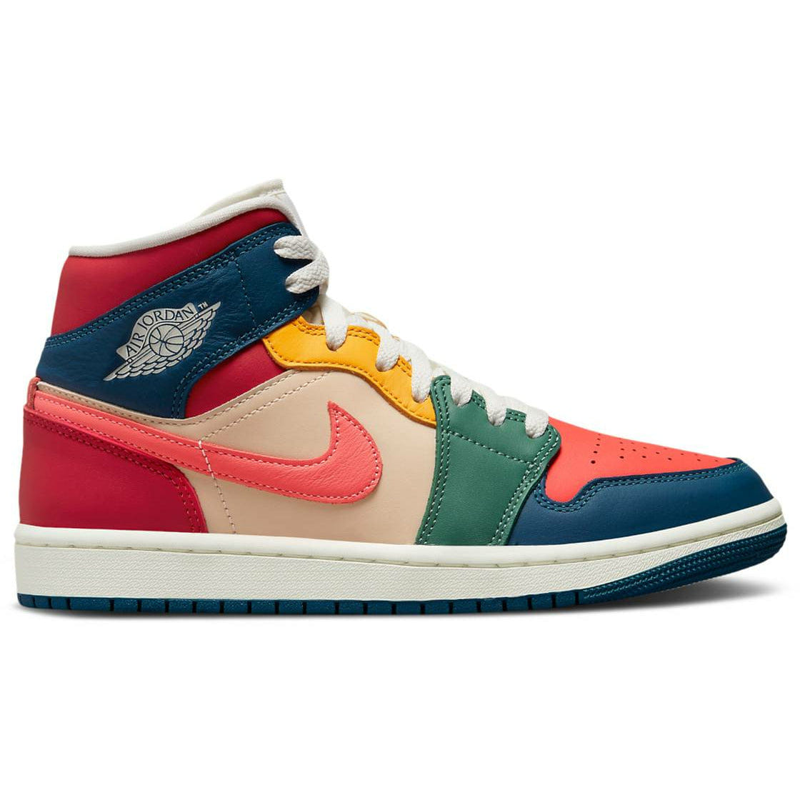 Air Jordan 1 Mid Multi Color (2022) (Wmns)