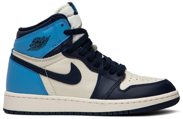 Air Jordan 1 Retro High OG GS OBSIDIAN UNC