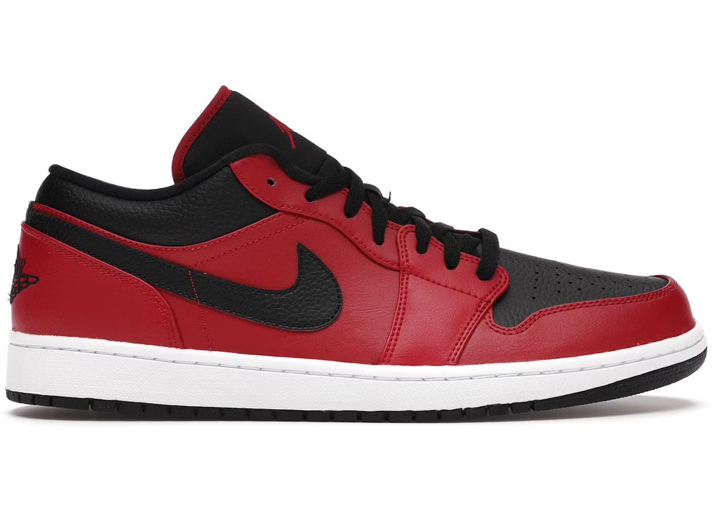Air Jordan Jordan 1 Low Reverse Bred Pebbled Swoosh