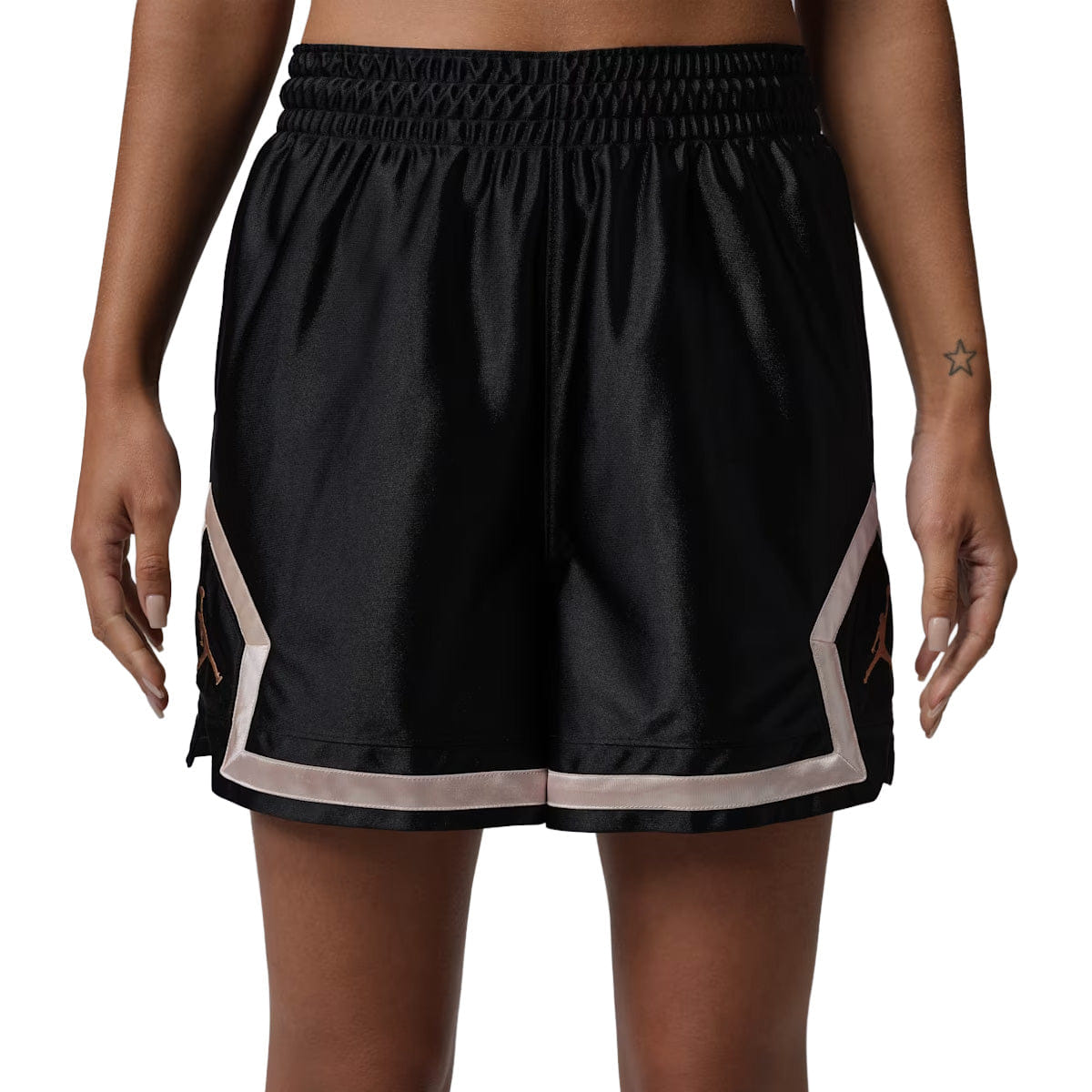 Air Jordan Jordan Sport Women's Dri - FIT 4" Diamond Shorts Black/Metallic Gold