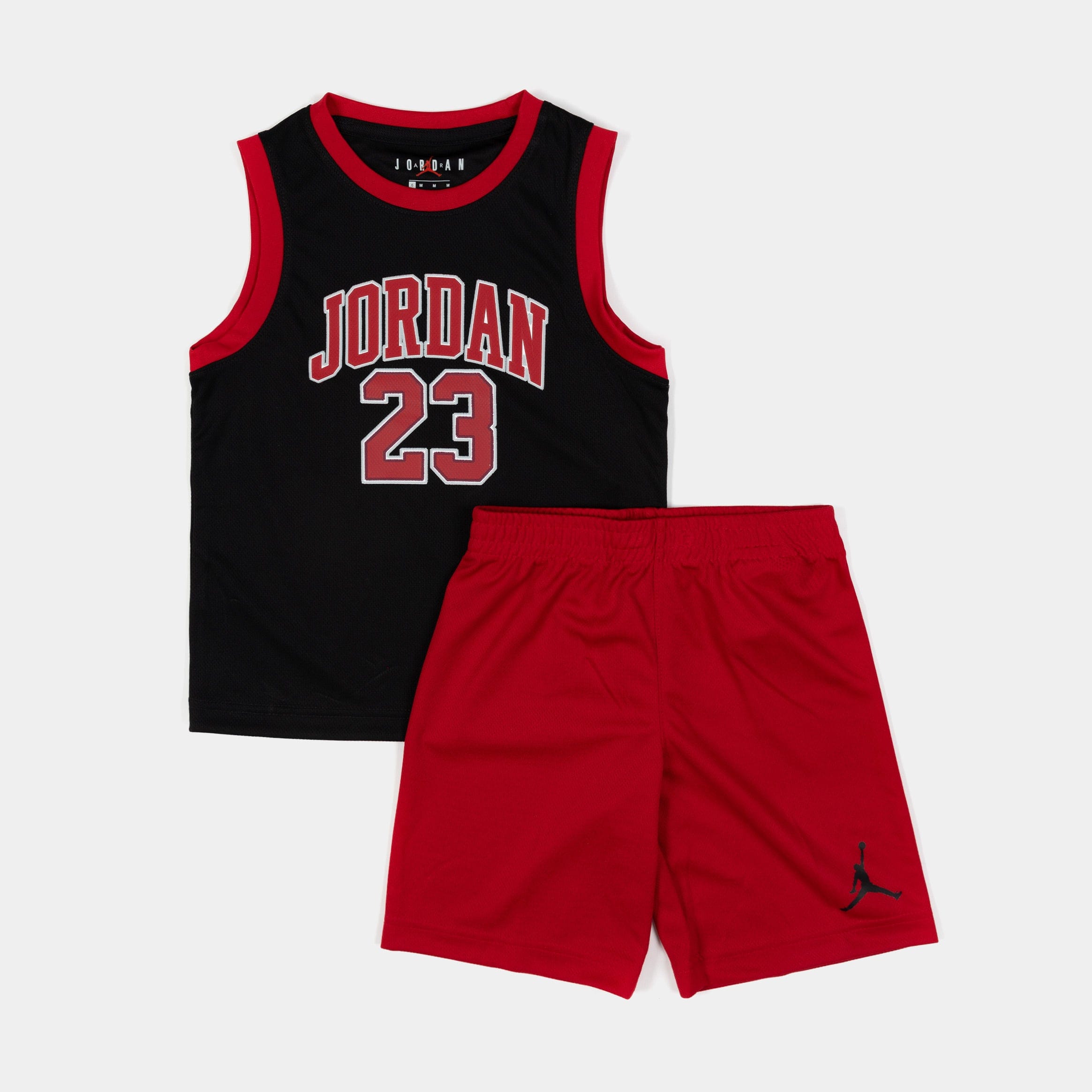 Air Jordan DNA 23 Muscle Tank and Short Preschool Set (Red/Black)