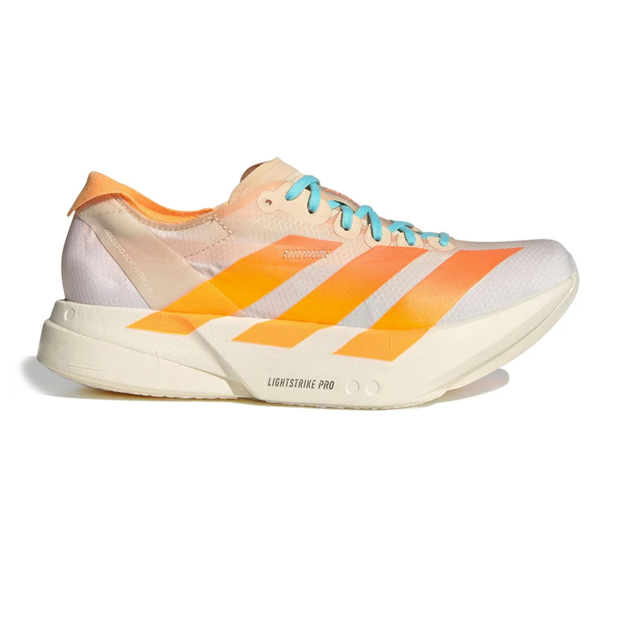 adidas Adizero Adios Pro 4 Crystal Sand Flash Orange Flash Aqua (2026)