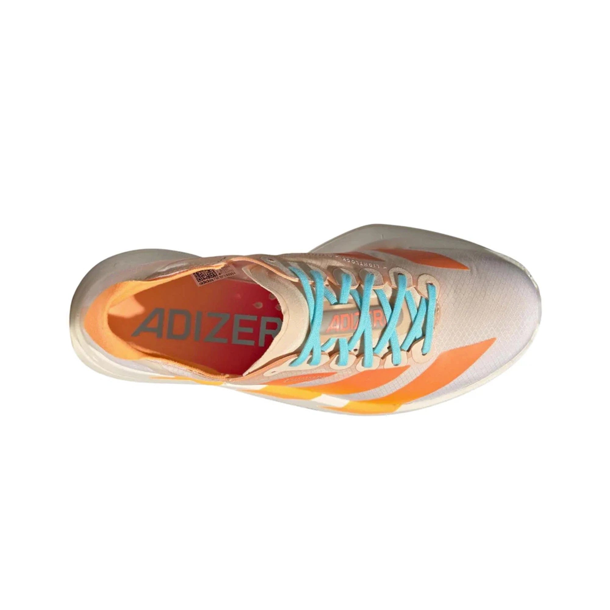 adidas Adizero Adios Pro 4 Crystal Sand Flash Orange Flash Aqua (2026)