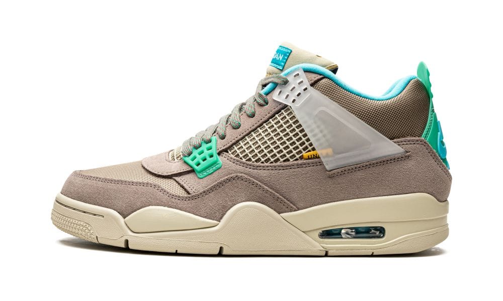 Air Jordan Union x Air Jordan 4 Taupe Haze يونيون × اير جوردان 4 رمادي داكن الضباب