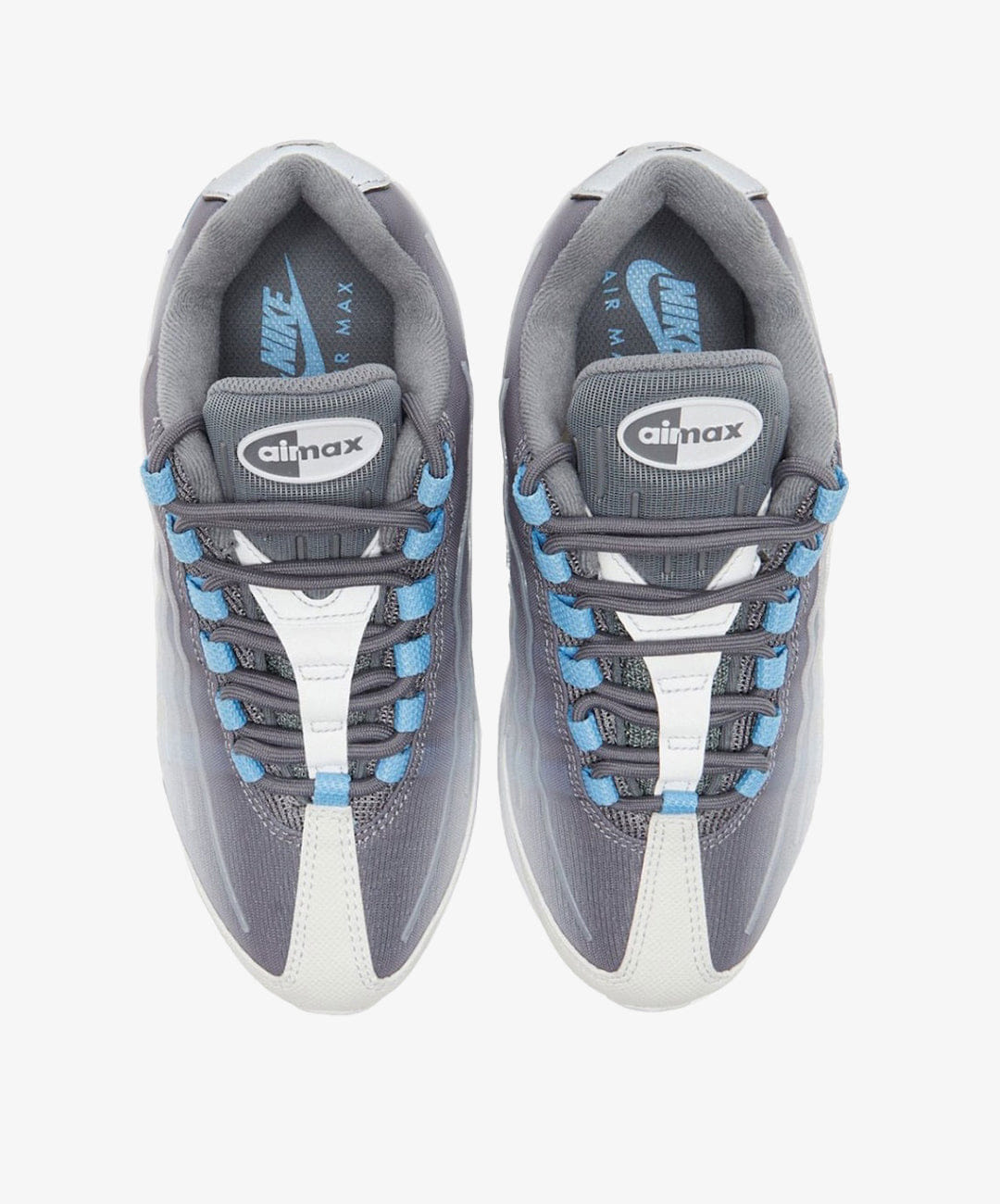 Nike | AIR MAX 95 BIG BUBBLE { SMOKE GREY/FOOTBALL BLUE - WHITE - BLACK