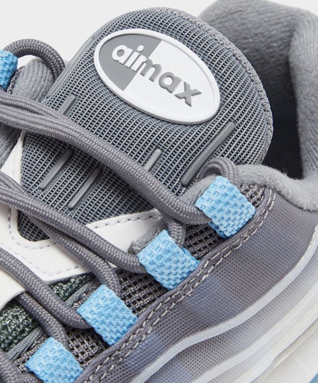 Nike | AIR MAX 95 BIG BUBBLE { SMOKE GREY/FOOTBALL BLUE - WHITE - BLACK