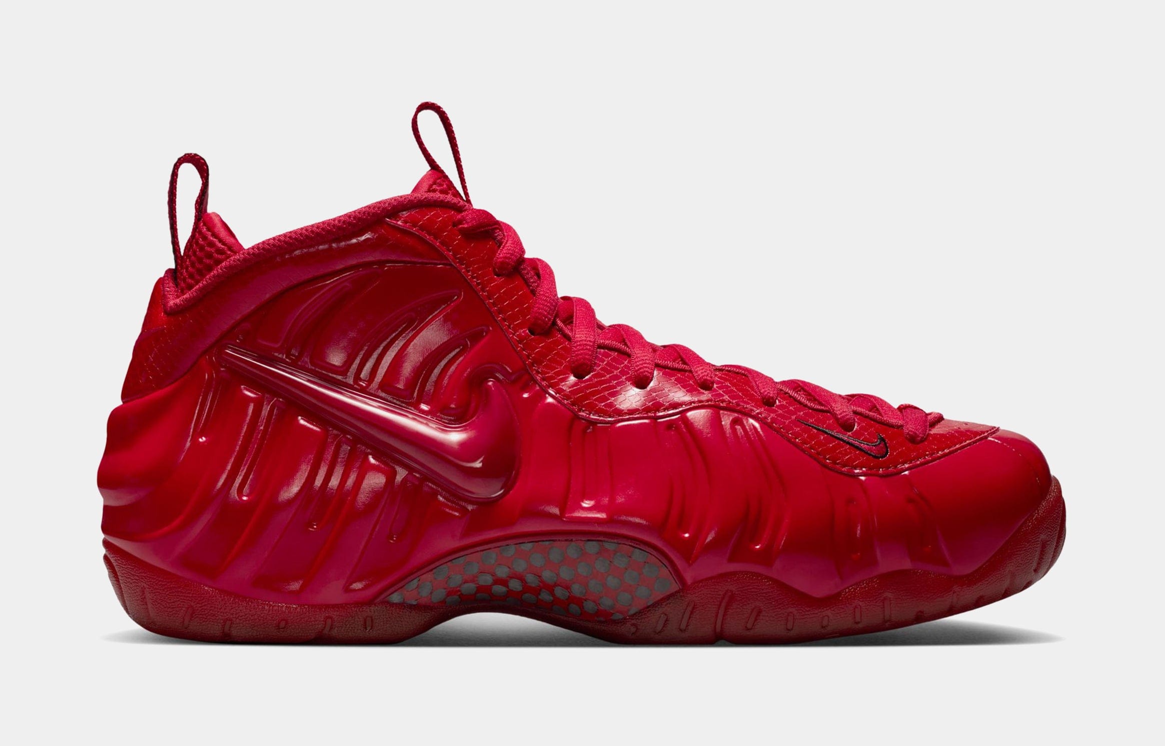 Nike Air Foamposite Pro Gym Red Mens Basketball Shoes (Gym Red/Black) Free Shipping