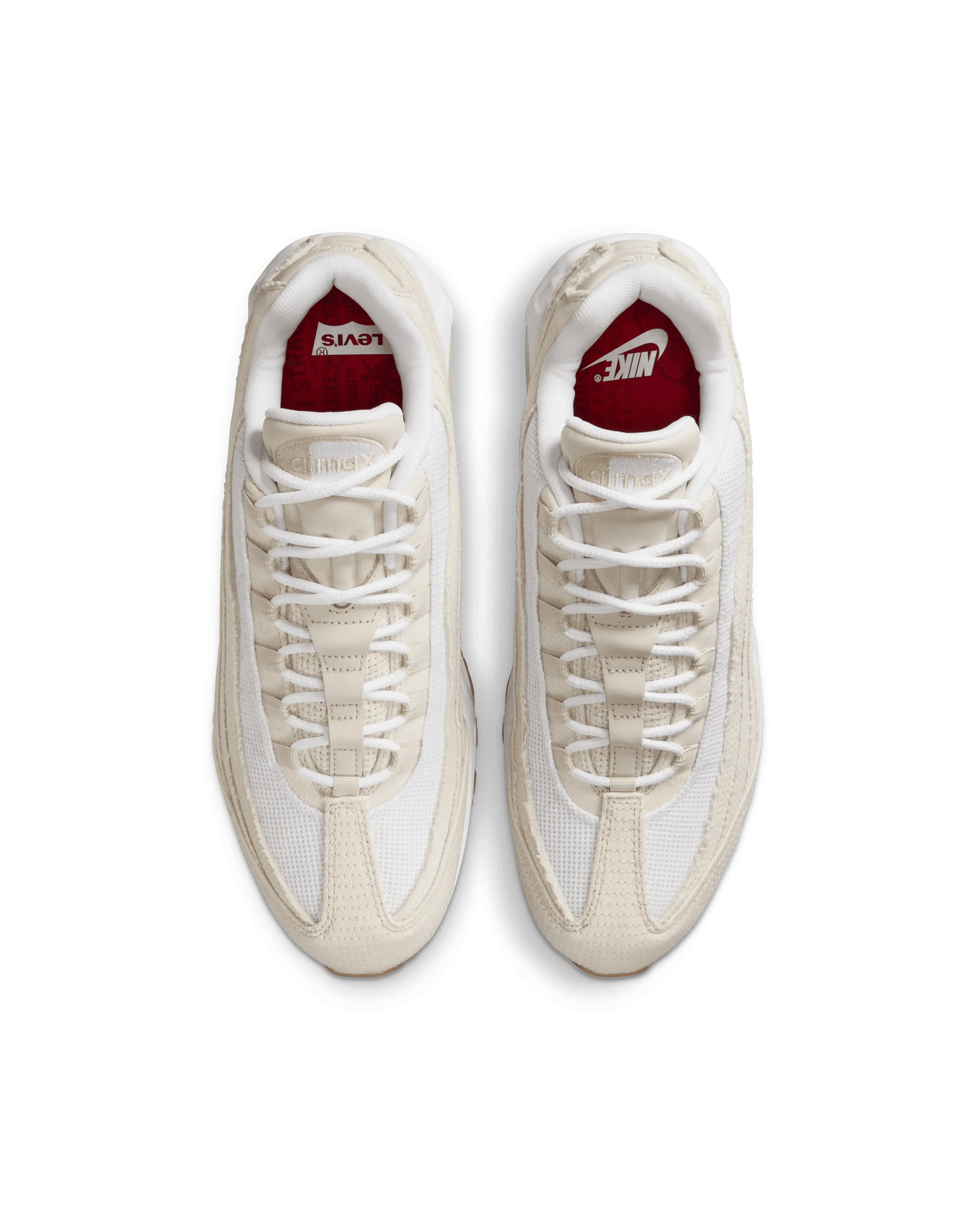 Nike Air Max 95 OG (LT Orewood BRN/White - Gym Red)