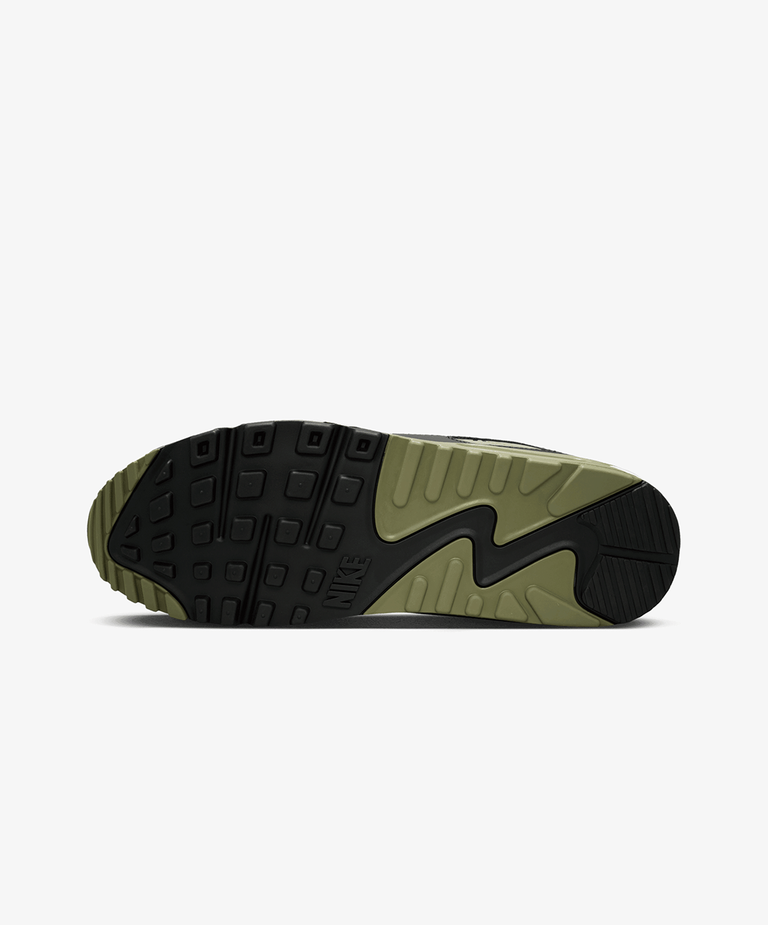 NIKE | AIR MAX 90 { SUMMIT WHITE/SILVER SAGE - LIGHT PUMICE