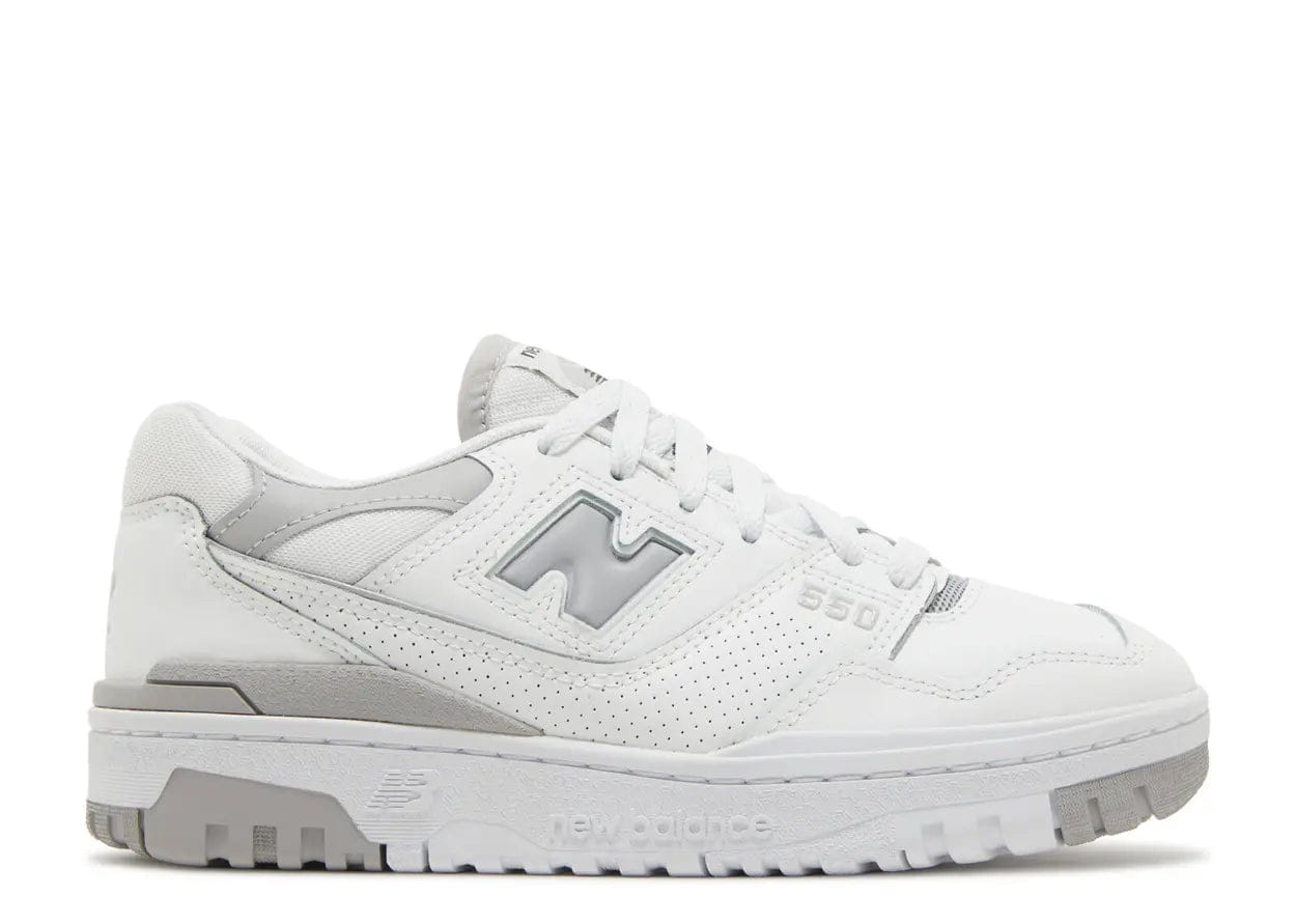 New Balance 550 White Grey Rain Cloud (WMNS)