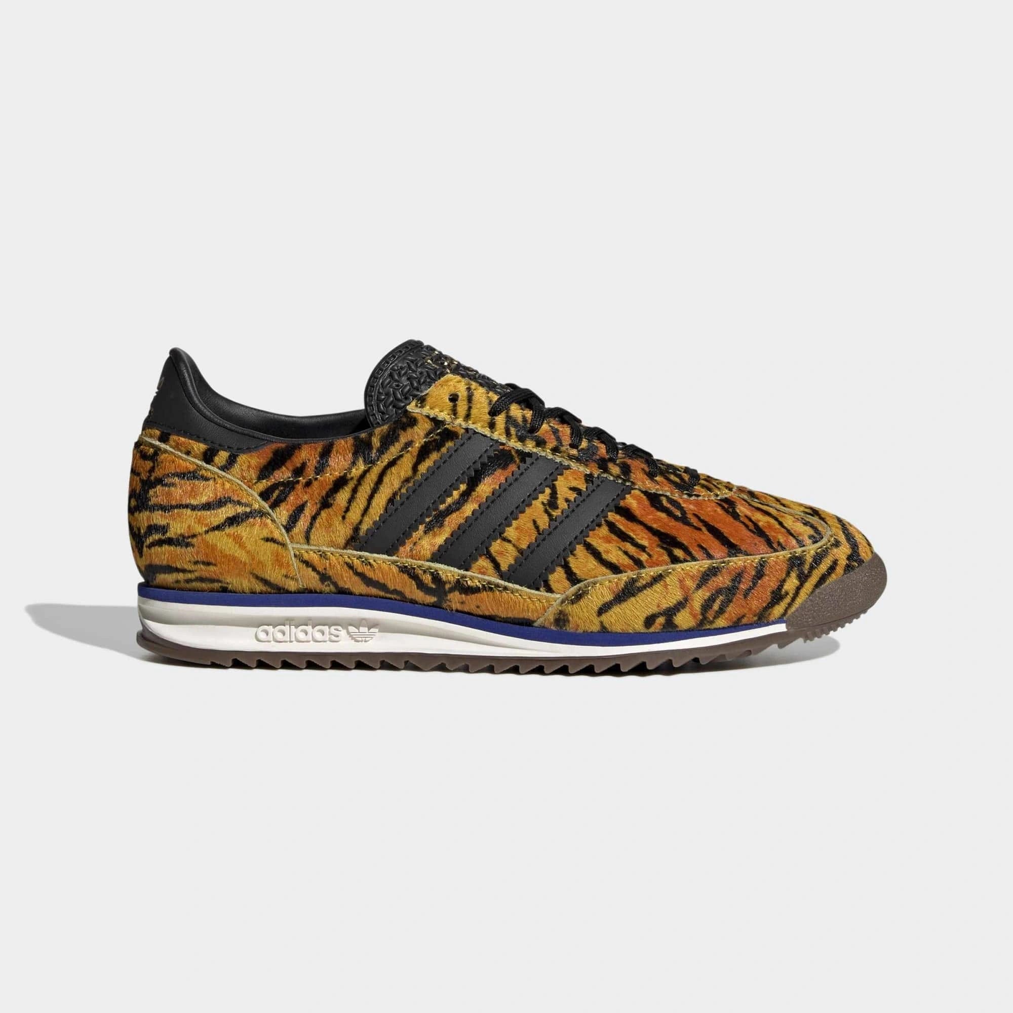 adidas Originals SL 72 OG Damen Tiger Print – Yellow / Core Black (KH8812)