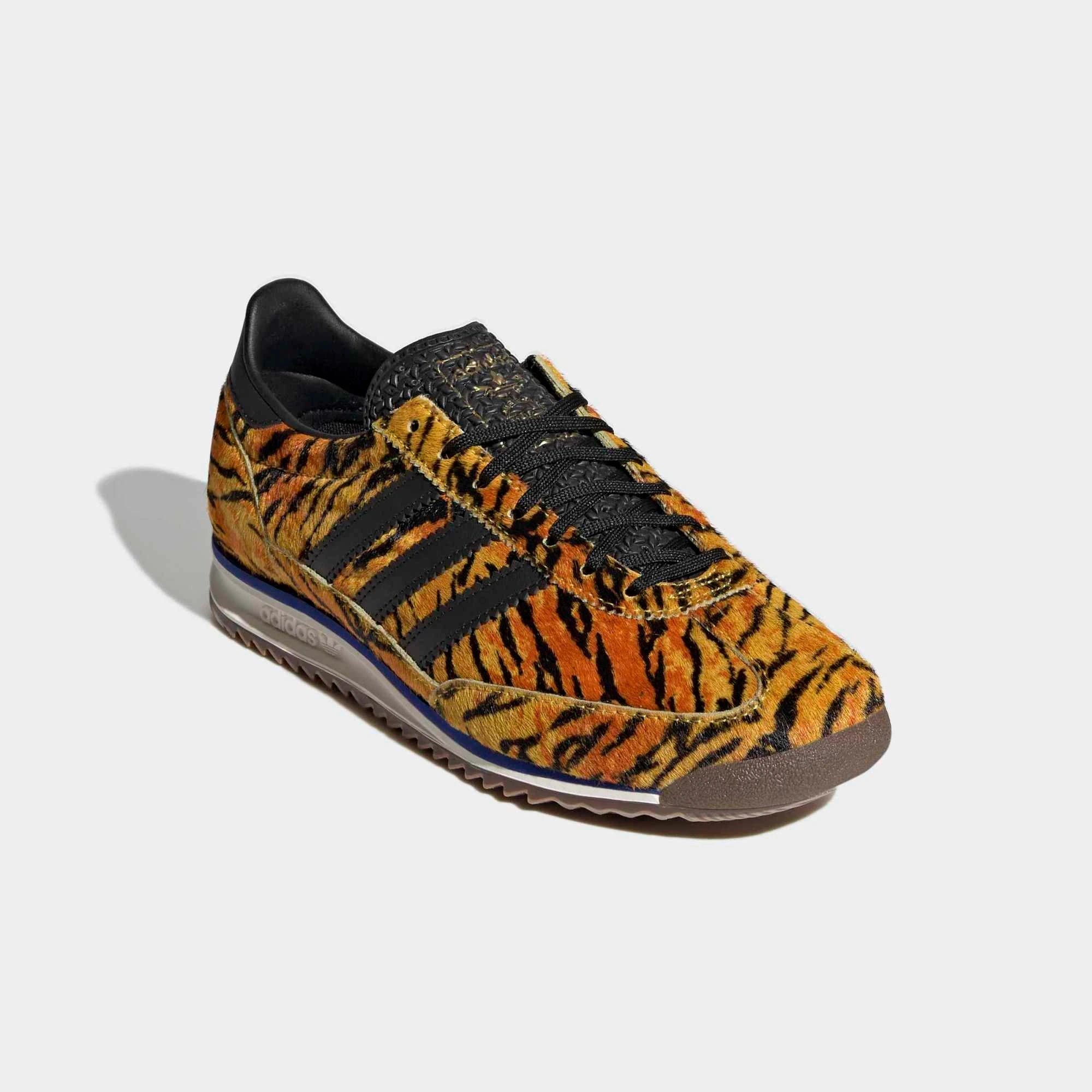 adidas Originals SL 72 OG Damen Tiger Print – Yellow / Core Black (KH8812)