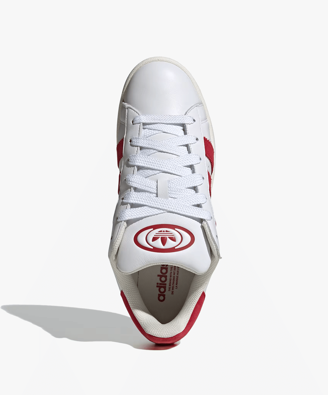 Adidas Originals | CAMPUS OSS { CLOUD WHITE/TEAM RED/OFF WHITE